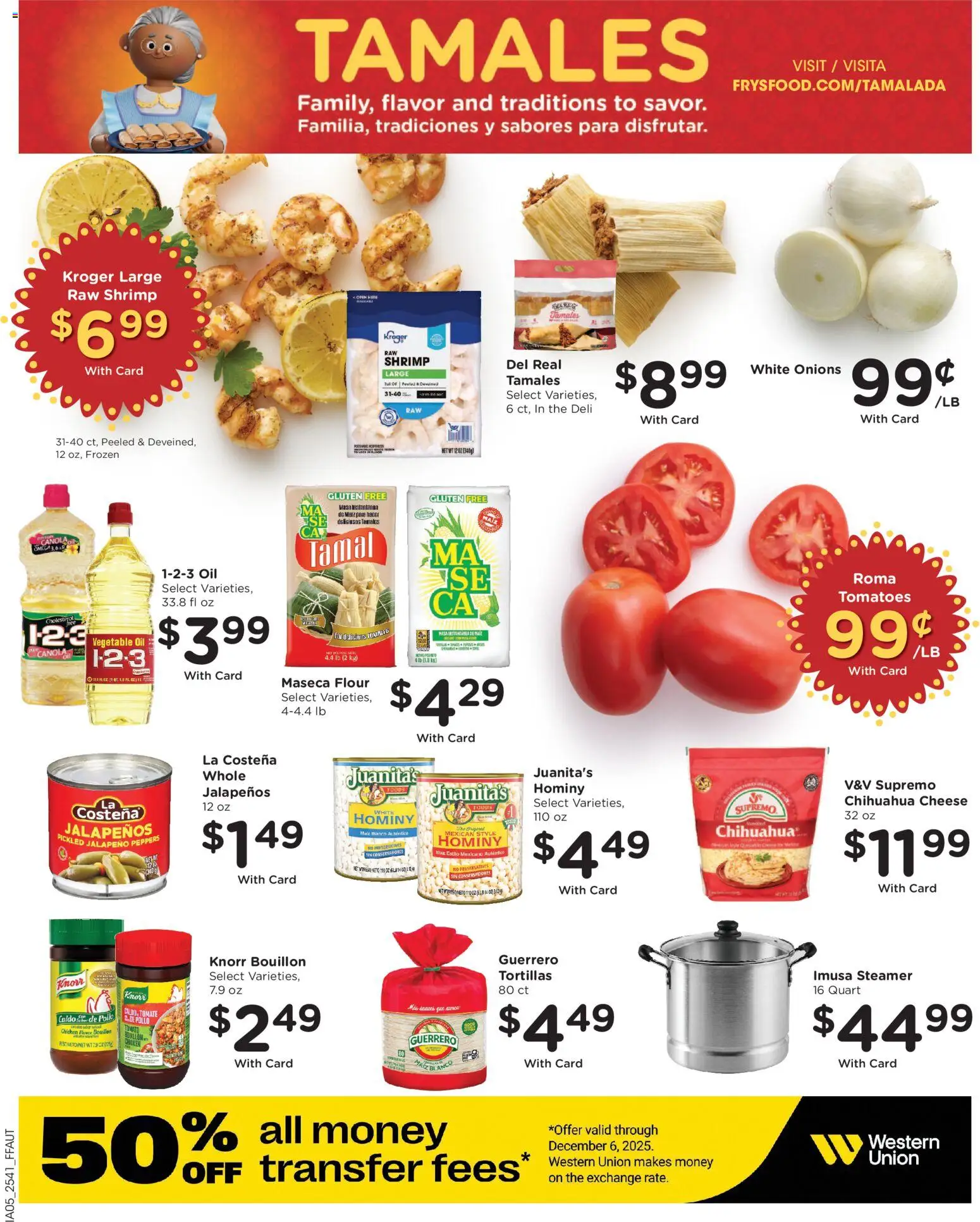 Fry's Food Black Friday - valid from 12.11.2025 | Page: 14 | Products: Peppers, Jalapeno peppers, Cheese, Oil