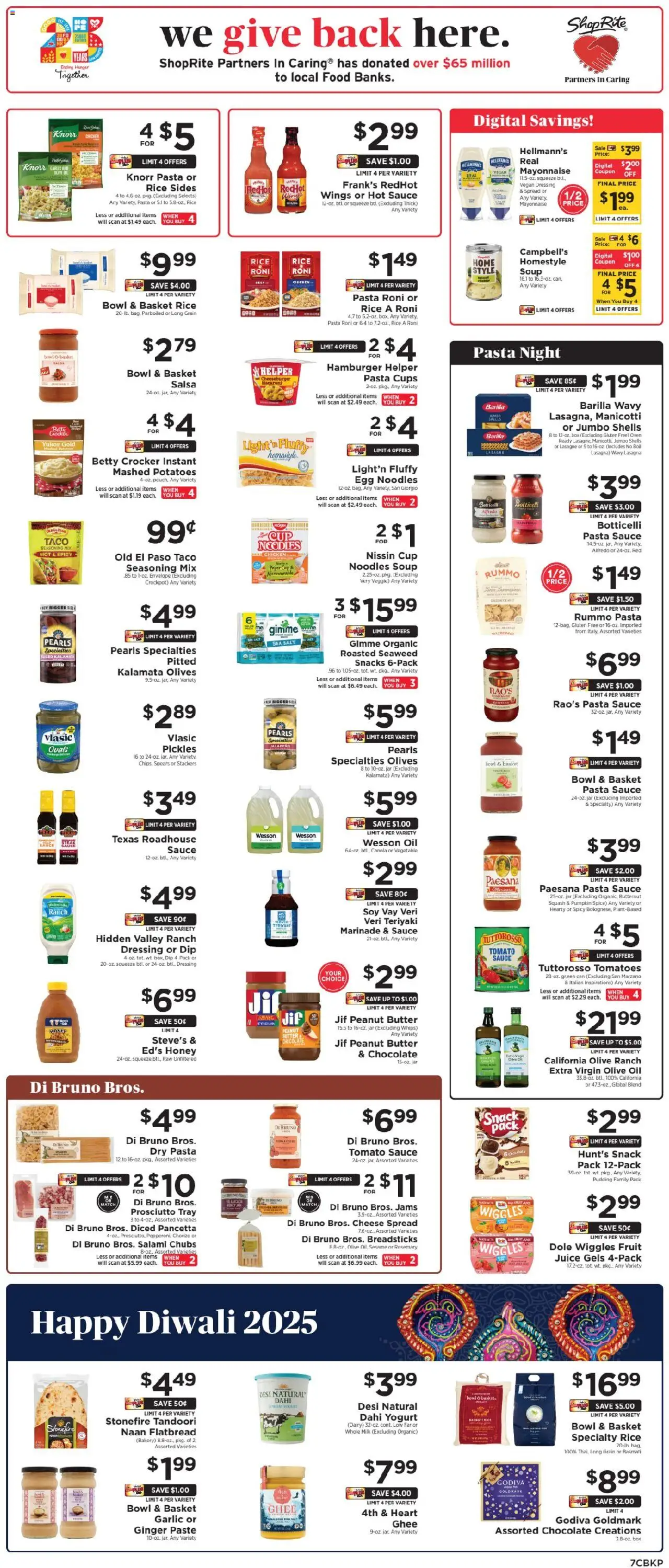 ShopRite Weekly Ad - valid from 17.10.2025 | Page: 7 | Products: Ginger, Salami, Tomatoes, Rice
