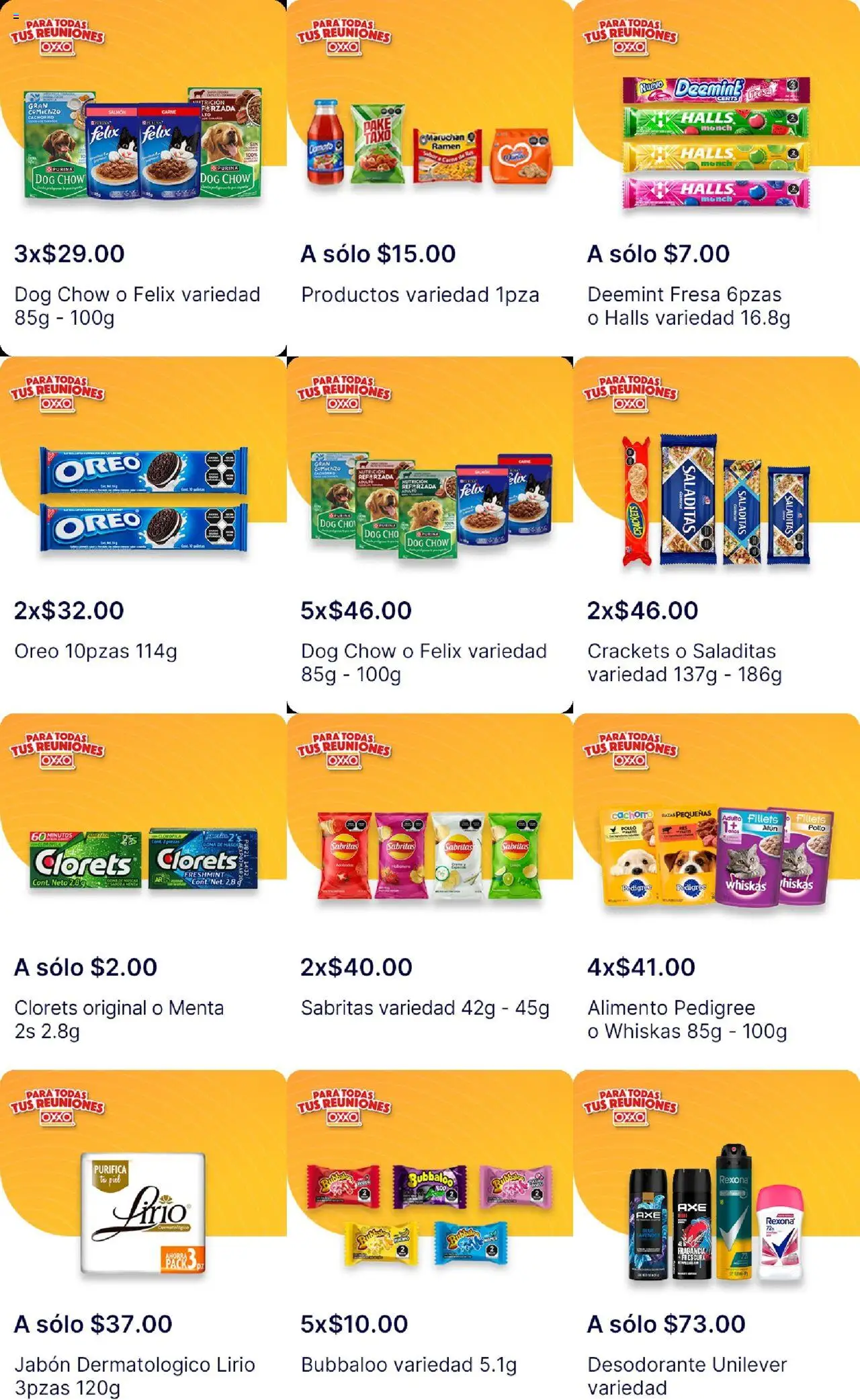 Nuevas ofertas de OXXO válidas en toda la República Mexicana desde el 26.09.2025. ¡Encuentra las mejores ofertas en OXXO - Folleto! | Página: 14 | Productos: Desodorante, Fresa, Atún, Jabón