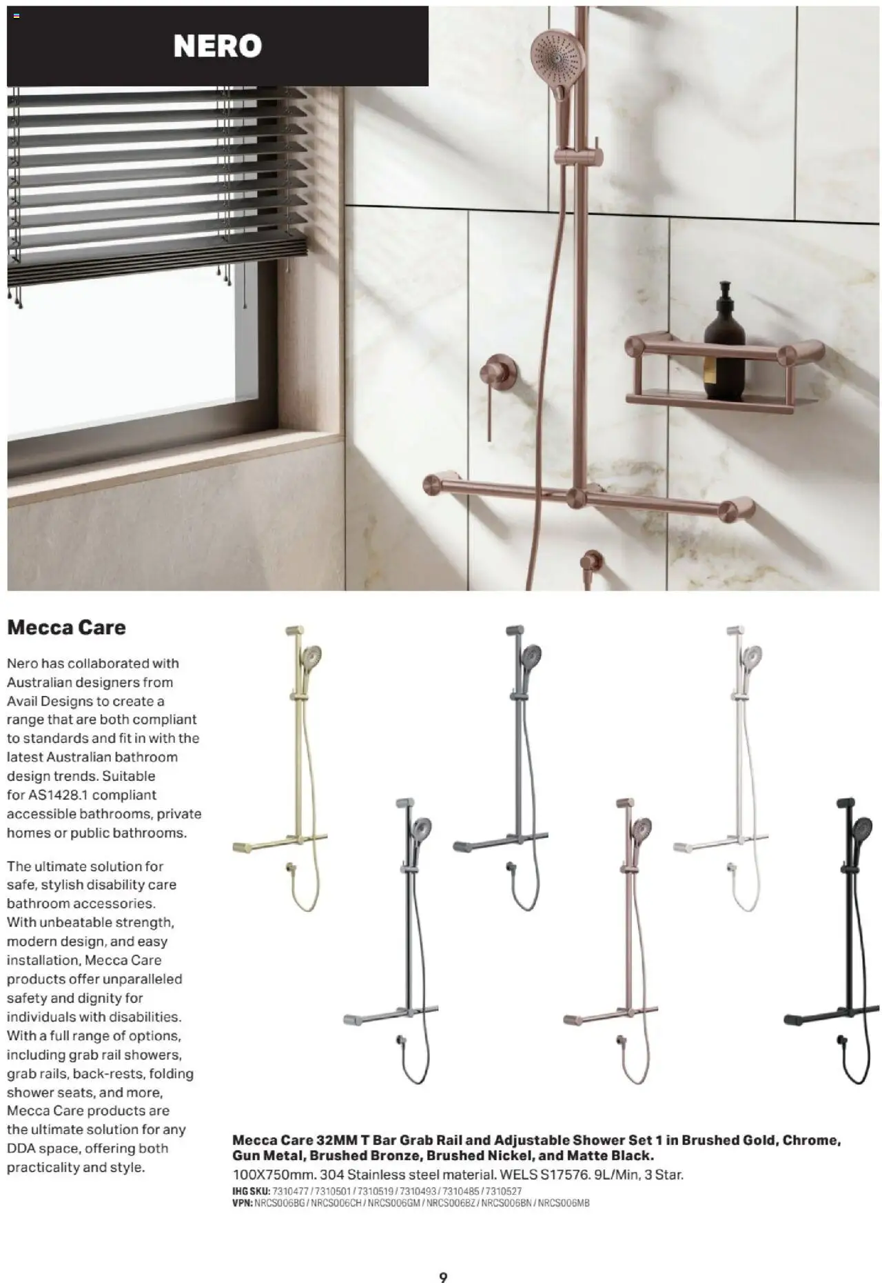 Mitre 10 catalogue - valid from 27.06.2025 | Page: 9 | Products: Shower, Bathroom