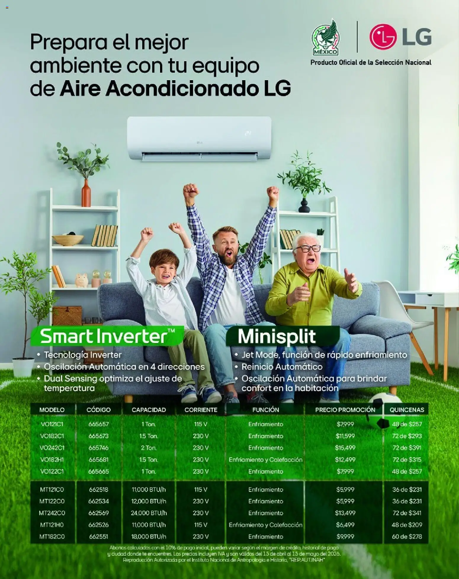 Nuevas ofertas de Coppel válidas en toda la República Mexicana desde el 15.04.2026. ¡Encuentra las mejores ofertas en Coppel catálogo ! | Página: 8 | Productos: Aire acondicionado, Té