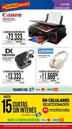 Vista previa La Anonima - catalogos masivos  válido desde el 29.01.2026 | Página: 36 | Productos: Impresora, Auriculares
