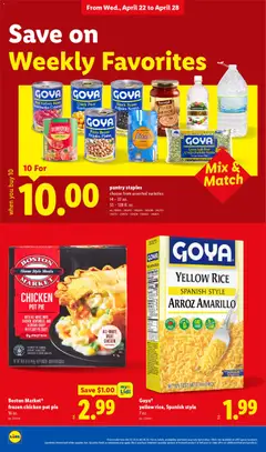 Preview of Lidl weekly ads valid from 22.04.2026 | Page: 16 | Products: Vinegar, Rice, Sauce, Rod