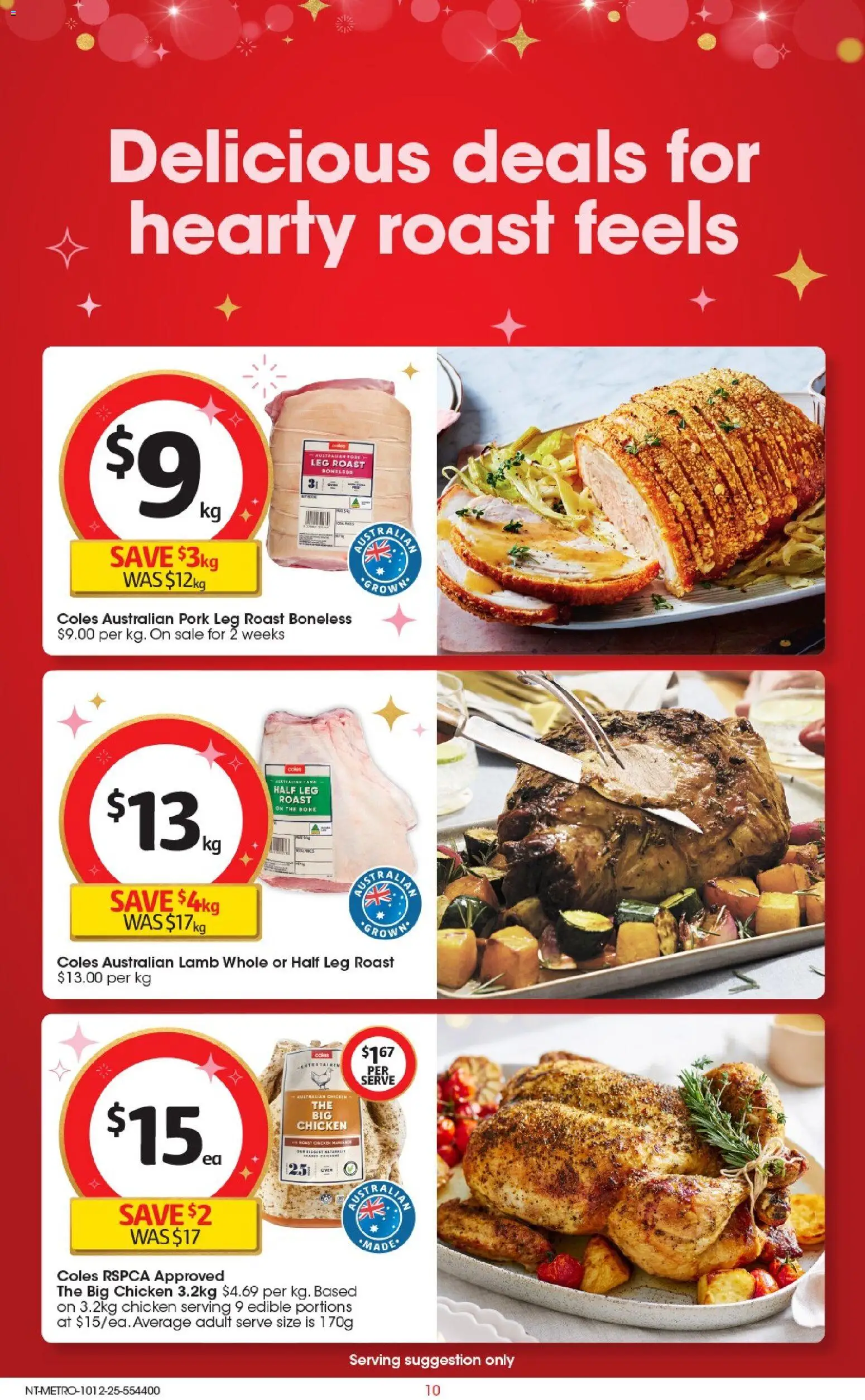 Coles catalogue - valid from 10.12.2025 | Page: 11 | Products: Chicken, Pork, Lamb