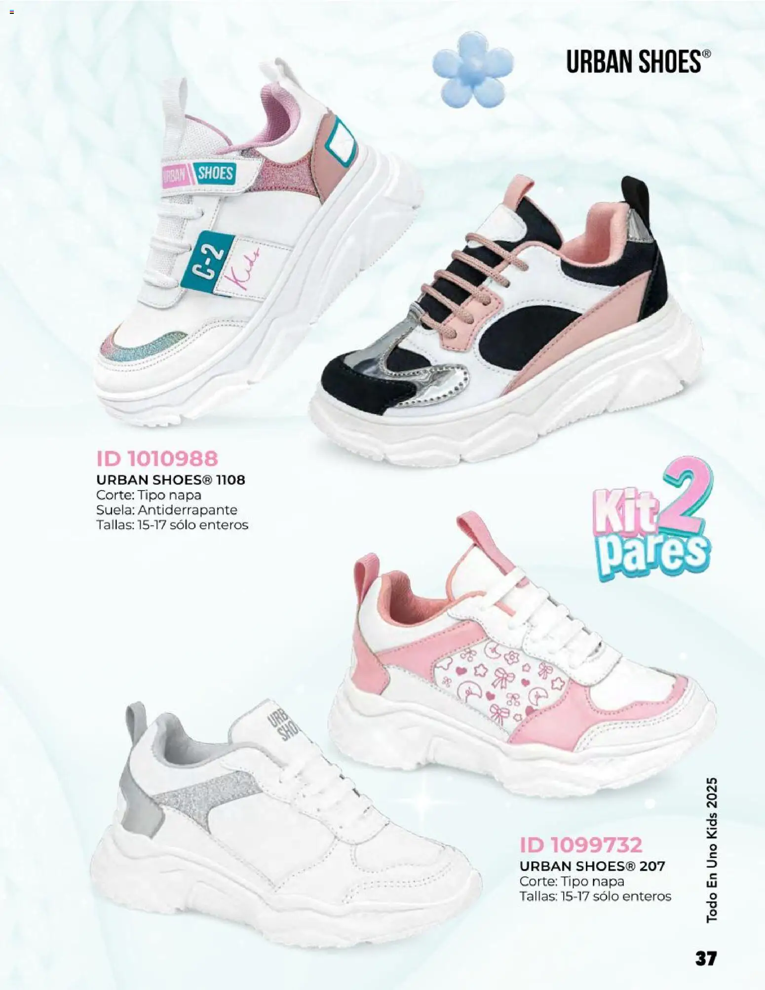 Nuevas ofertas de Price Shoes válidas en toda la República Mexicana desde el 27.10.2025. ¡Encuentra las mejores ofertas en Price Shoes catálogo Kids todo en uno! | Página: 37