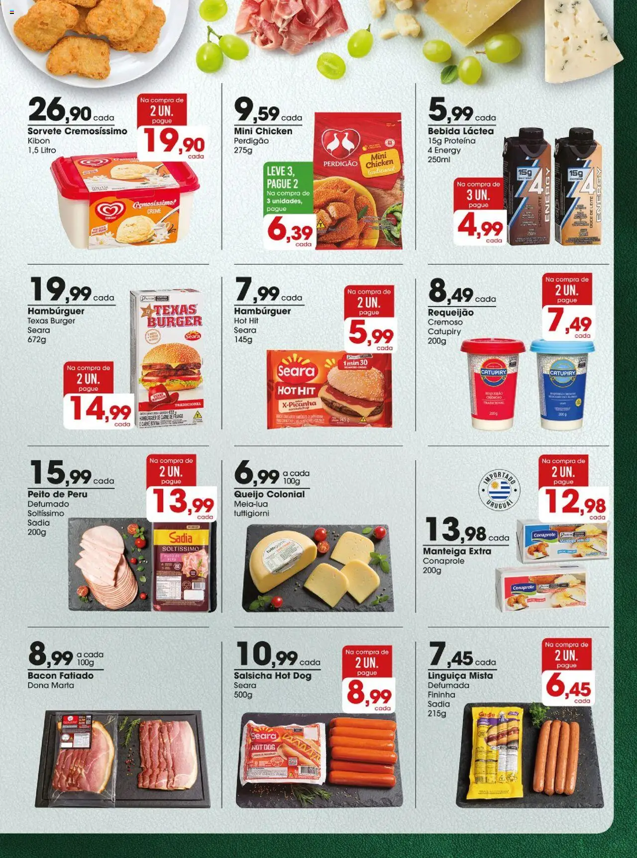 Zaffari Folheto - válido de 26.09.2025 | Página: 9 | Produtos: Leite, Manteiga, Queijo, Peito de peru