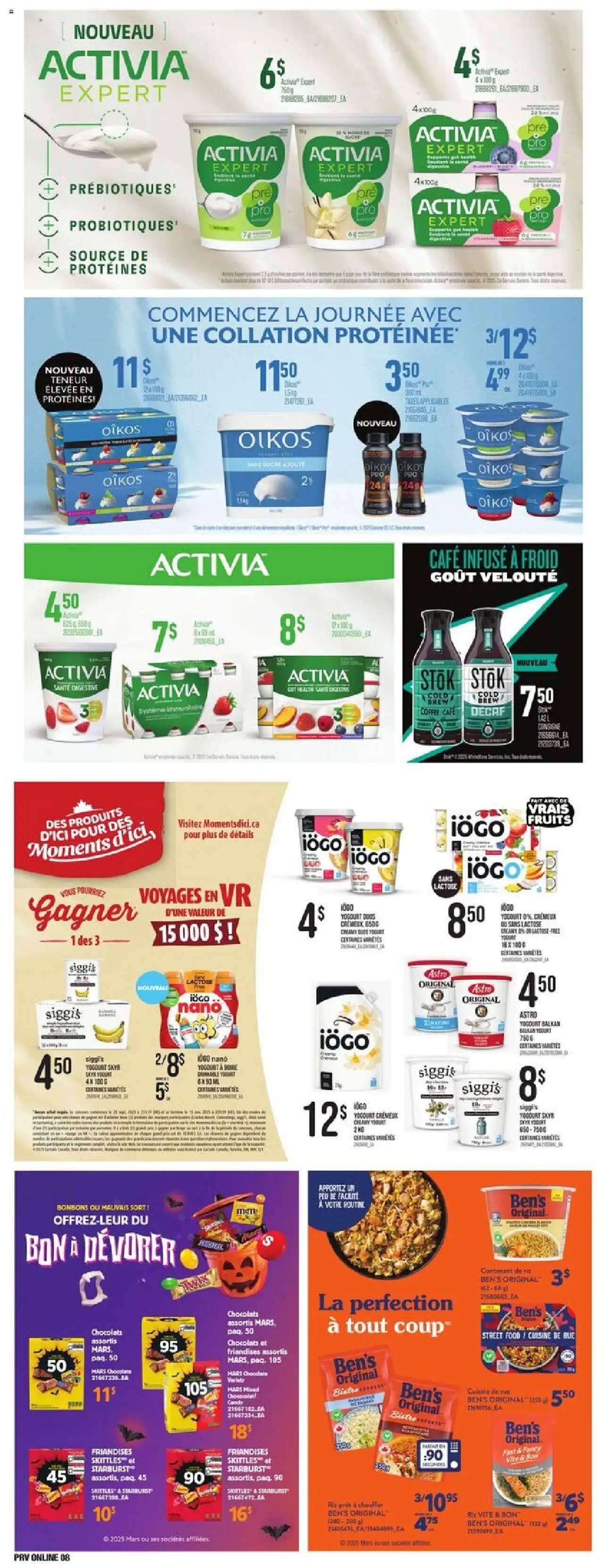 Provigo flyer valid from 16.10.2025 | Page: 11 | Products: Yogurt, Coffee, Chocolate