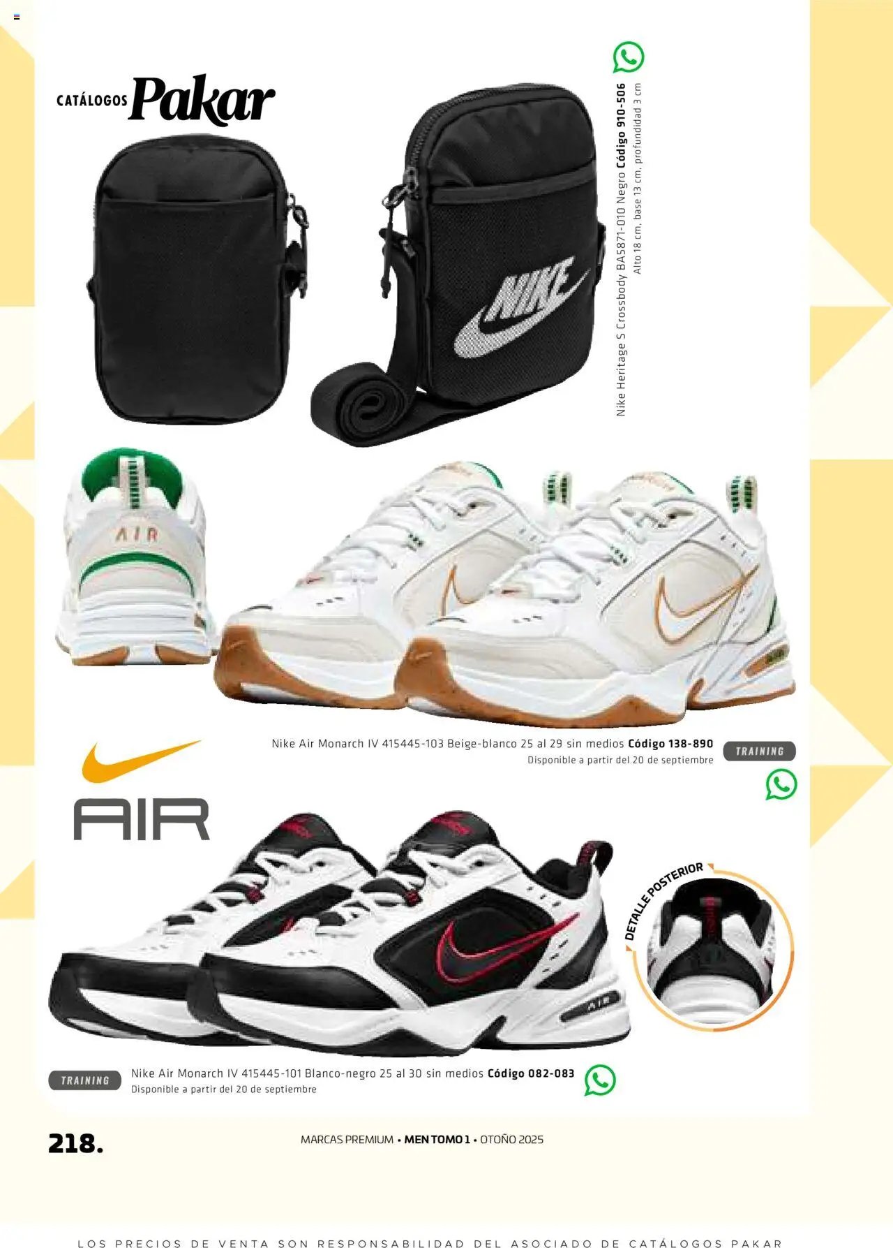 Nuevas ofertas de SC Pakar válidas en toda la República Mexicana desde el 29.08.2025. ¡Encuentra las mejores ofertas en SC Pakar - Catálogo Otoño Men Tomo 1! | Página: 218