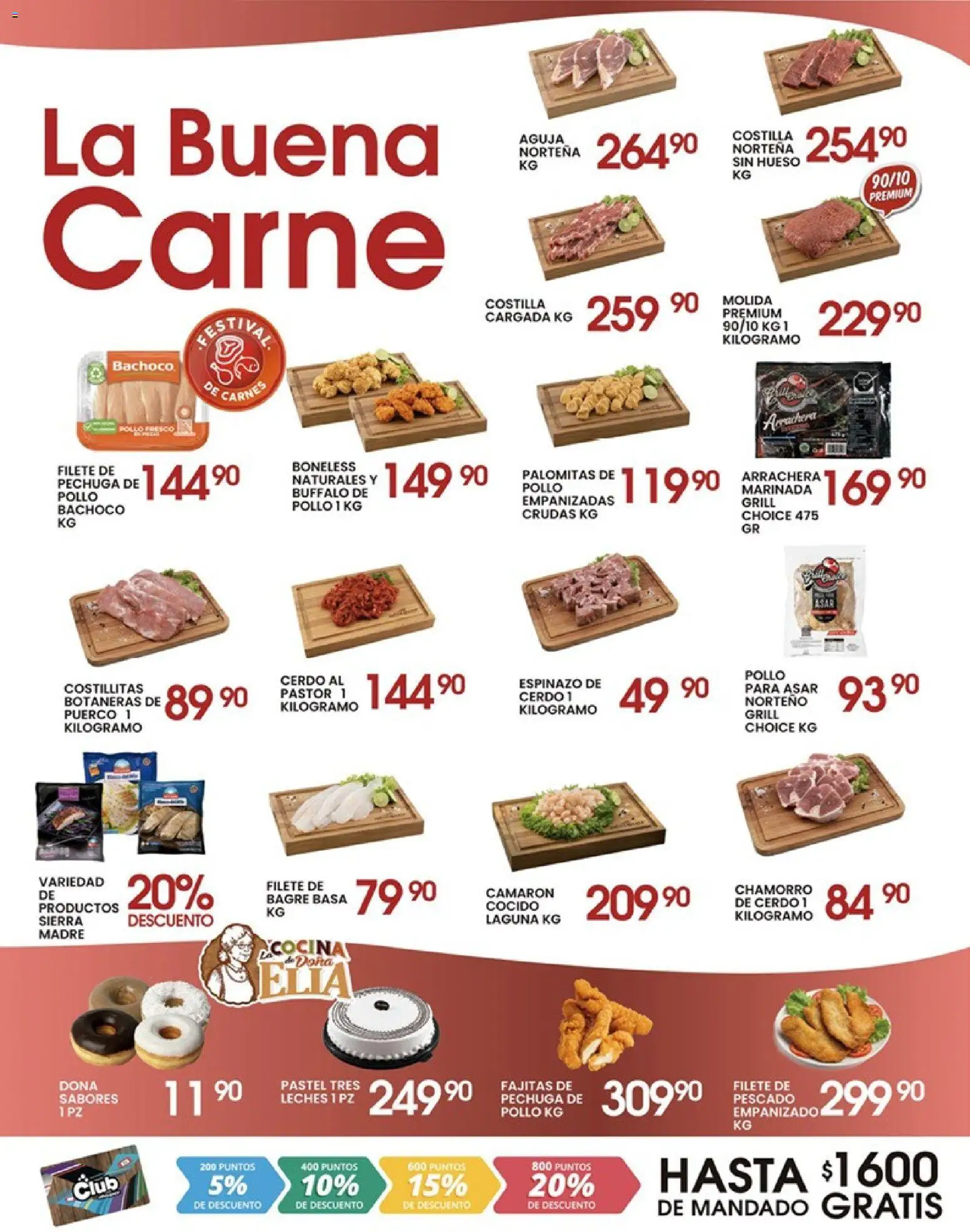 Nuevas ofertas de Alsuper válidas en toda la República Mexicana desde el 24.04.2026. ¡Encuentra las mejores ofertas en Alsuper folleto Saltillo! | Página: 2 | Productos: Pollo, Pastel, Cerdo, Sierra