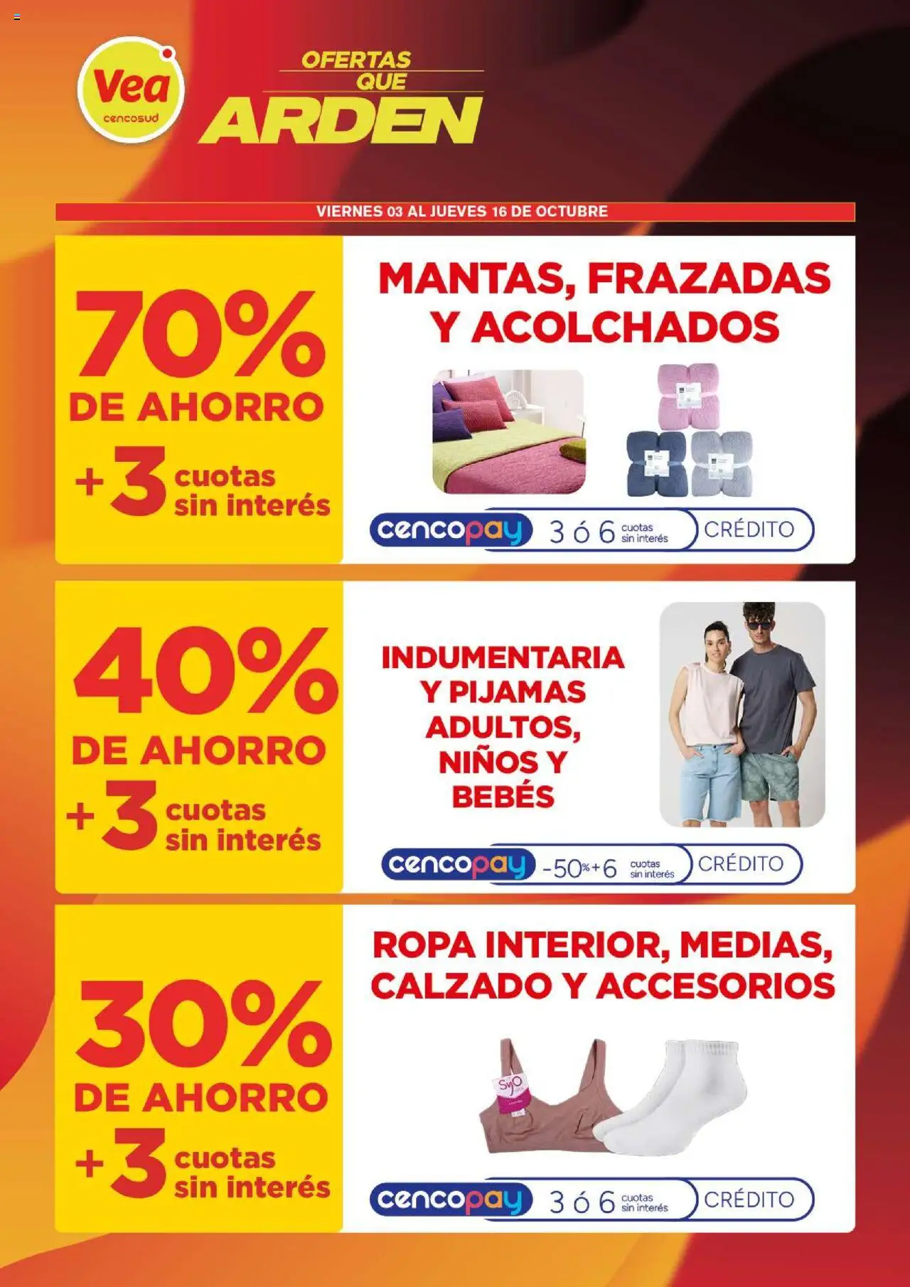 Vea - Ofertas que ardén │ válido desde el 03.10.2025 | Página: 10 | Productos: Ropa