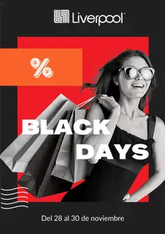 Vista previa de Liverpool Black Friday, nuevo folleto de la tienda, válido en México a partir del 28.11.2025