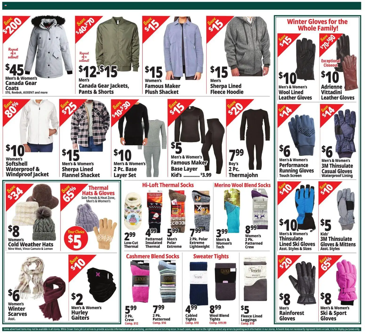Ocean State Job Lot Black Friday - valid from 27.11.2025 | Page: 9 | Products: Sweater, Hoodie, Jacket, Socks