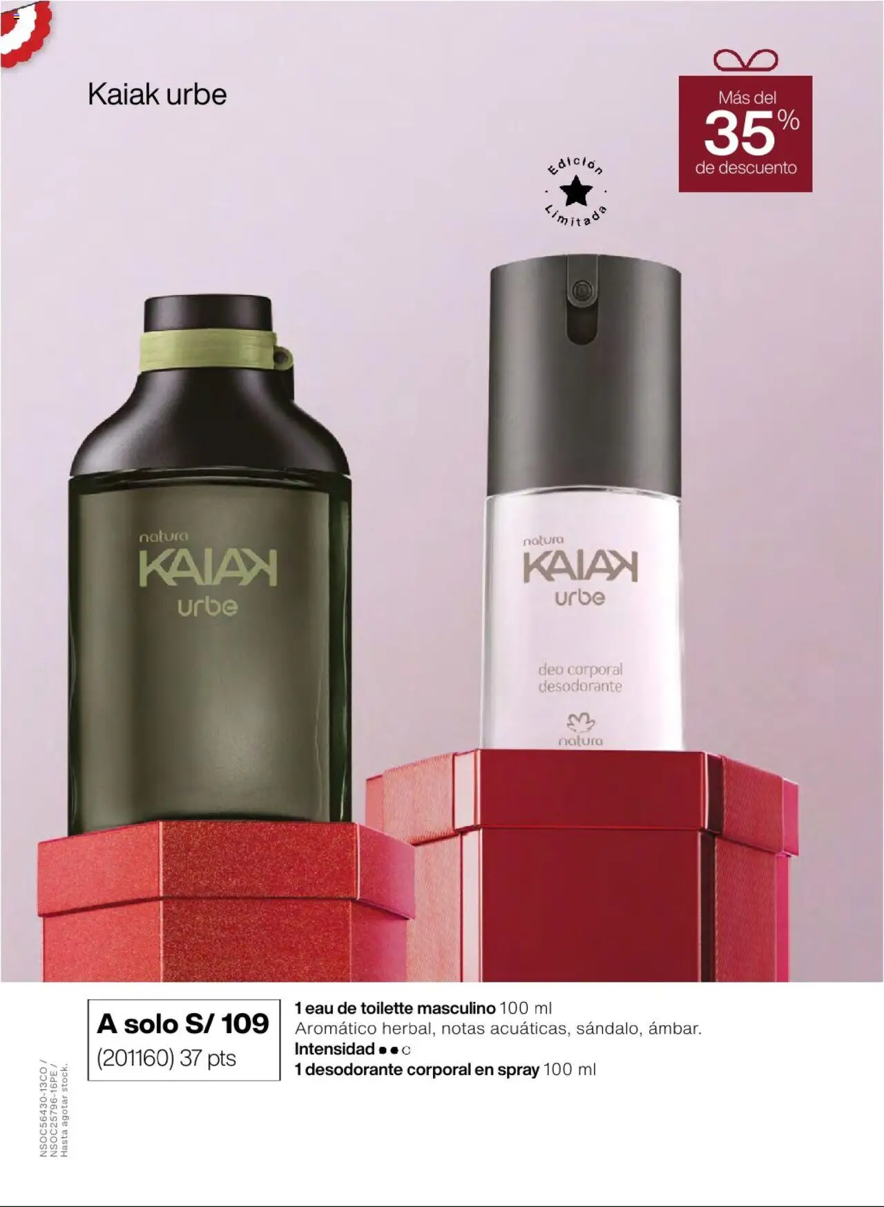 Catálogo Natura válido desde 01.07.2025 | Página: 19 | Productos: Desodorante, EAU de Toilette