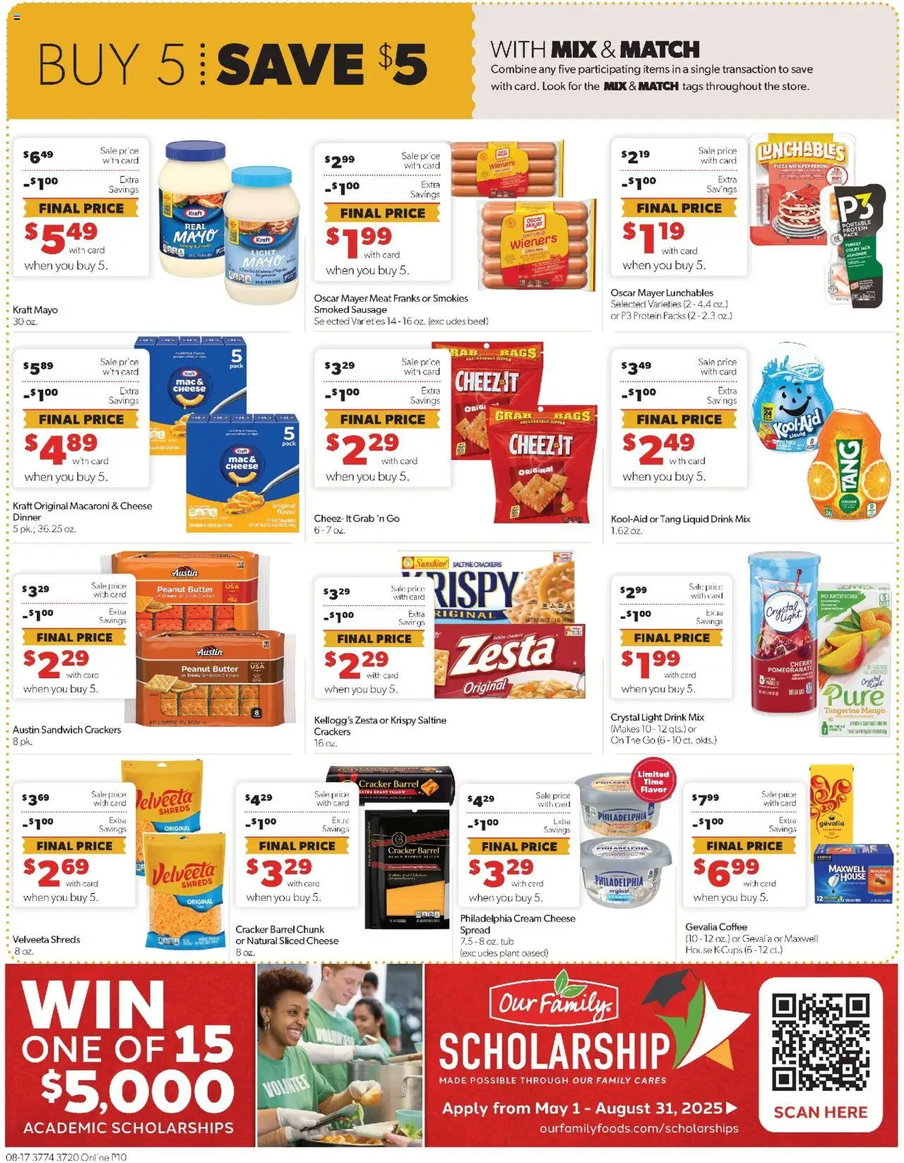 Family Fare Weekly Ad - NE - valid from 17.08.2025 | Page: 19 | Products: Cheese, Coffee, Pizza, Mango