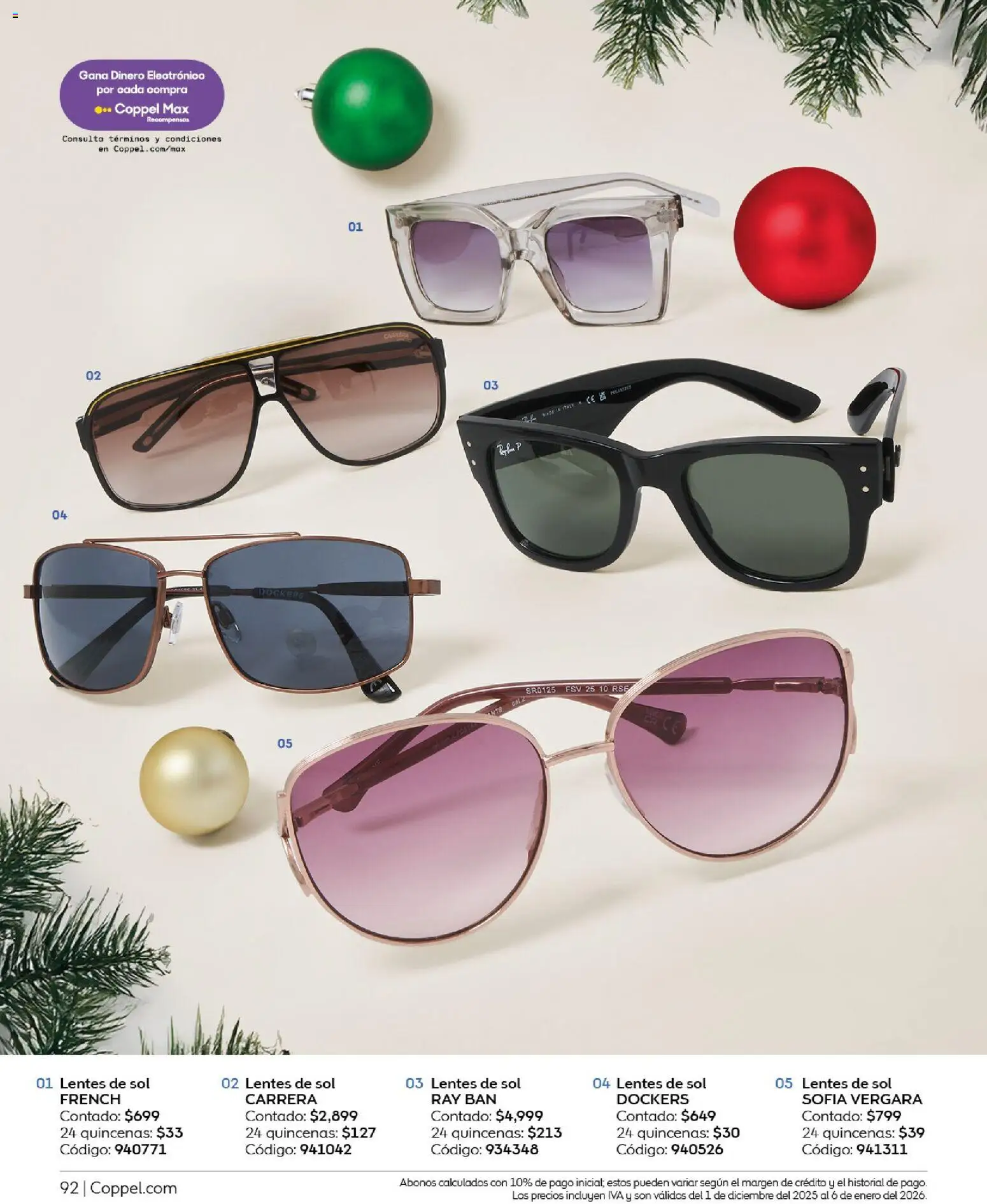 Nuevas ofertas de Coppel válidas en toda la República Mexicana desde el 01.12.2025. ¡Encuentra las mejores ofertas en Coppel catálogo Regalos A Lo Grande! | Página: 92