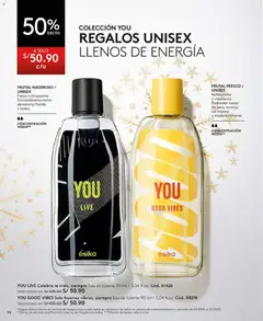 Vista previa de folleto Ésika - Campaña 18 de la Ésika válido desde 14.11.2025 | Página: 30 | Productos: Bolsa, EAU de Toilette