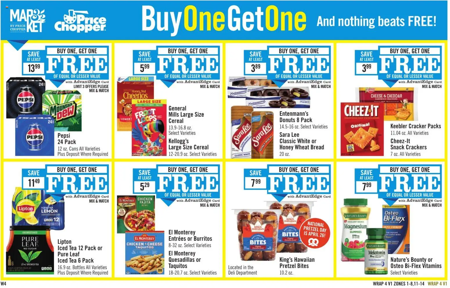 Price Chopper Weekly Ad - valid from 26.04.2026 | Page: 16 | Products: Melatonin, Bread, Tea, Sugar