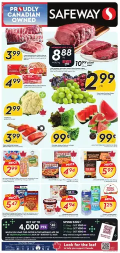 Preview of Safeway weekly flyer / circulaire from shop Safeway valid from 31.07.2025