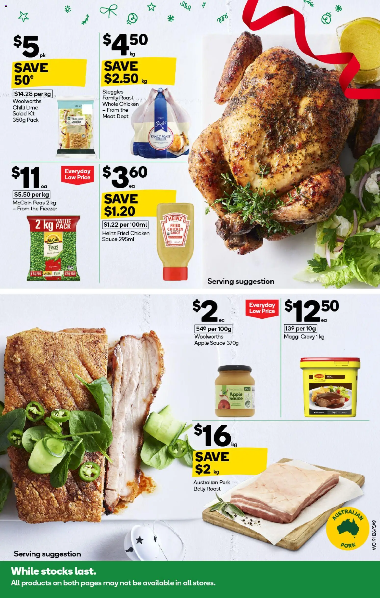 Woolworths catalogue - valid from 19.11.2025 | Page: 9 | Products: Chicken, Pork, Salad, Lime