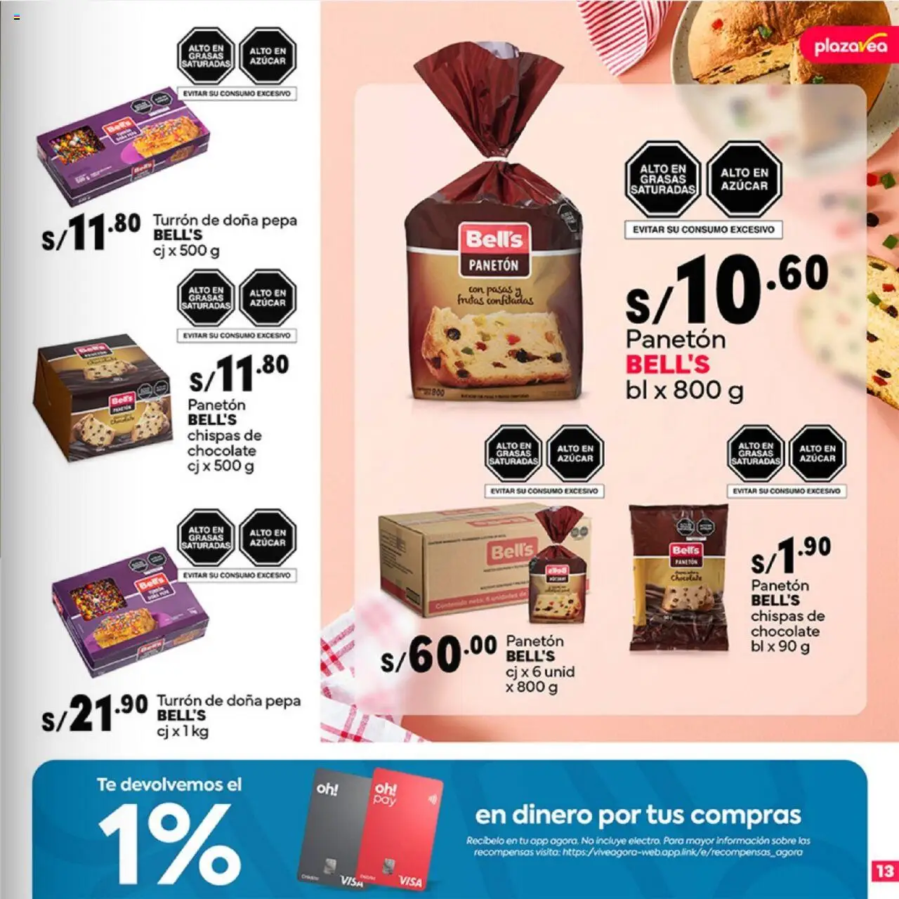 Catálogo Plaza Vea válido desde 20.10.2025 | Página: 13 | Productos: Chocolate, Té