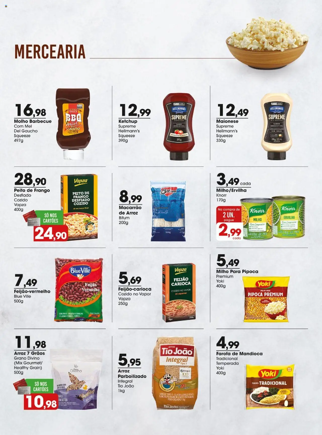 Zaffari Folheto - válido de 09.09.2025 | Página: 4 | Produtos: Feijão, Arroz, Knorr, Peito de frango