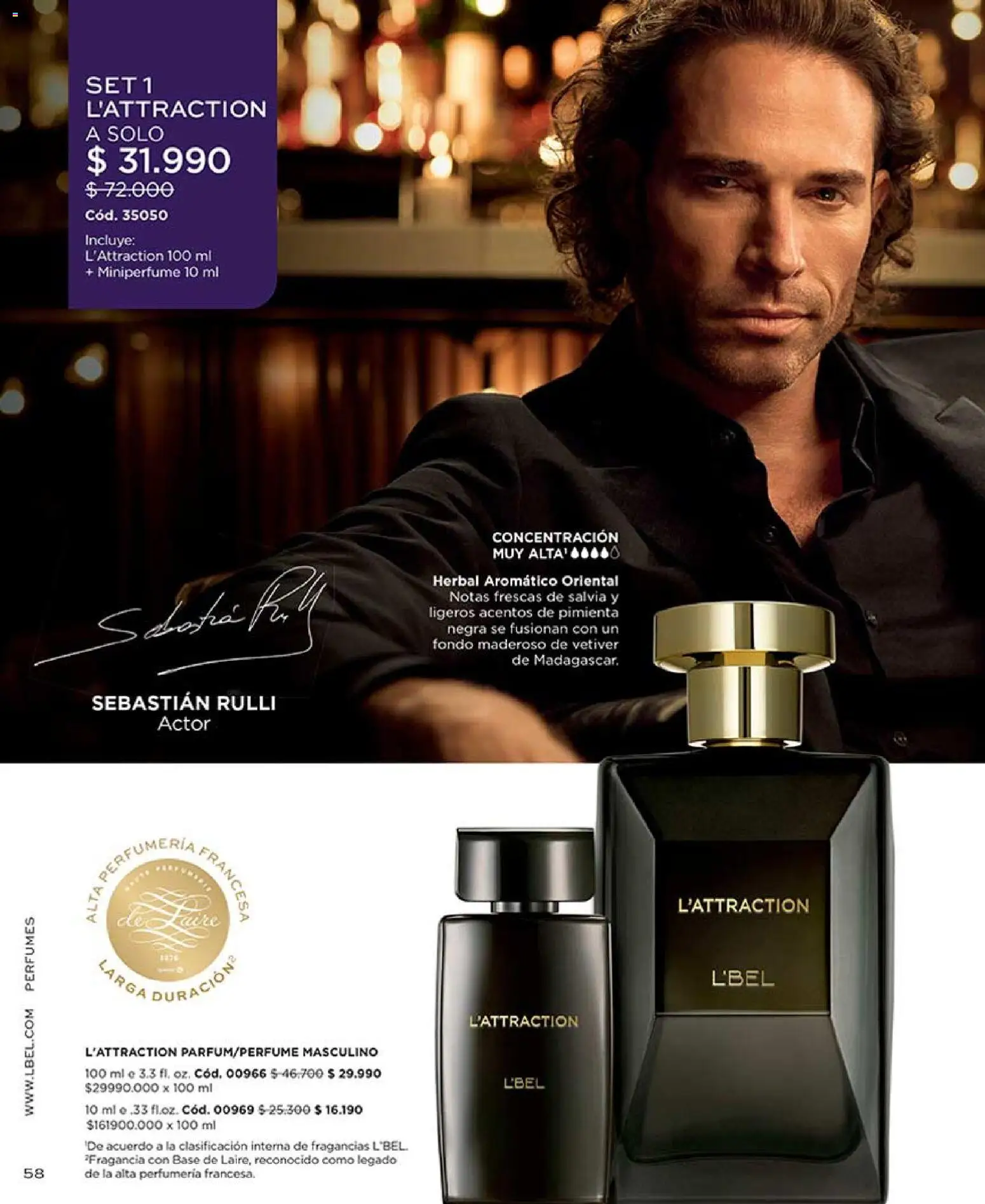 Catálogo L'Bel Campaña 7 │ válido desde el 18.04.2026 | Página: 58 | Productos: Pimienta, Fragancia, Base