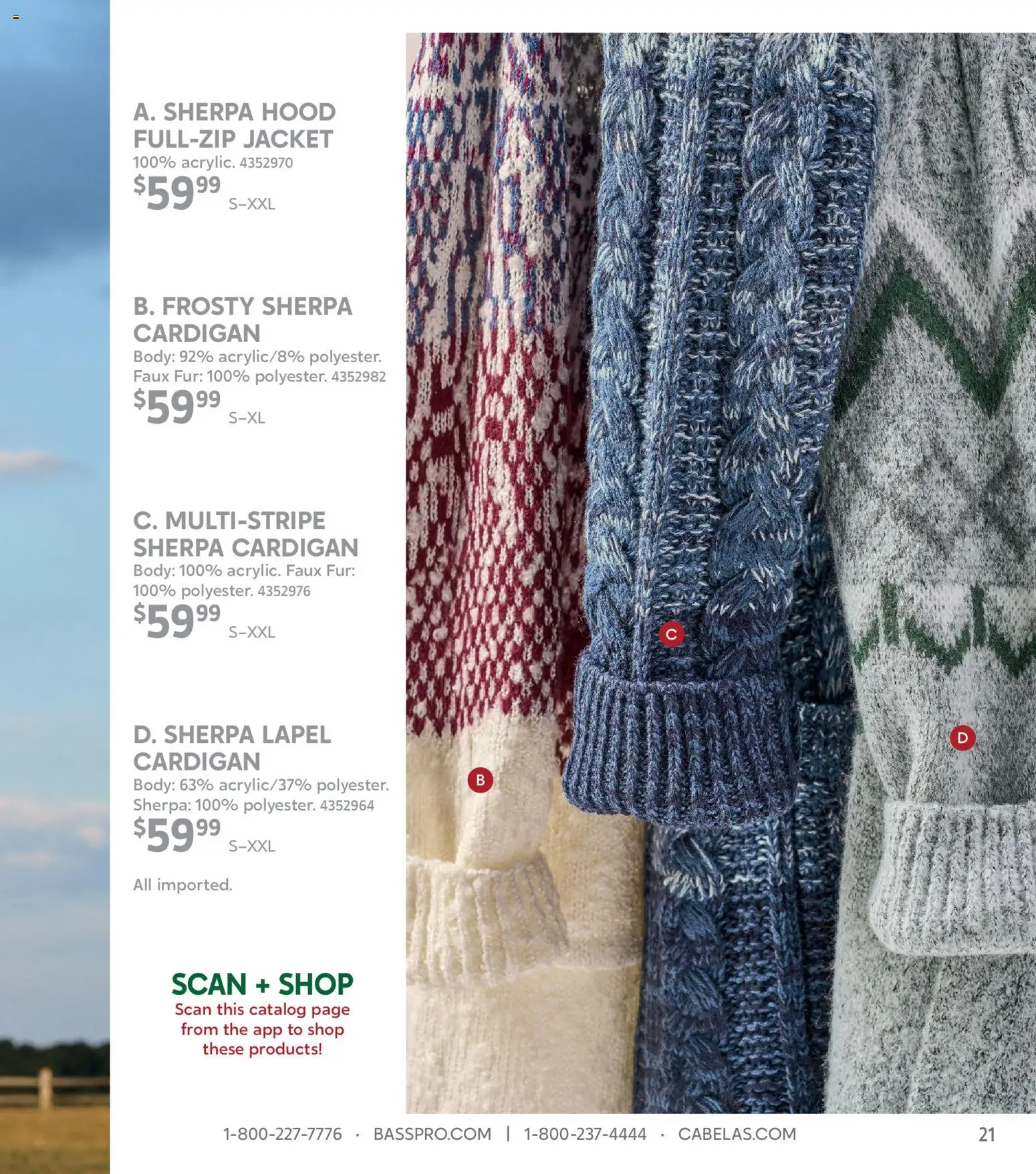 Cabela's Winter Clothing 25 - valid from 20.11.2025 | Page: 21 | Products: Jacket, Cardigan