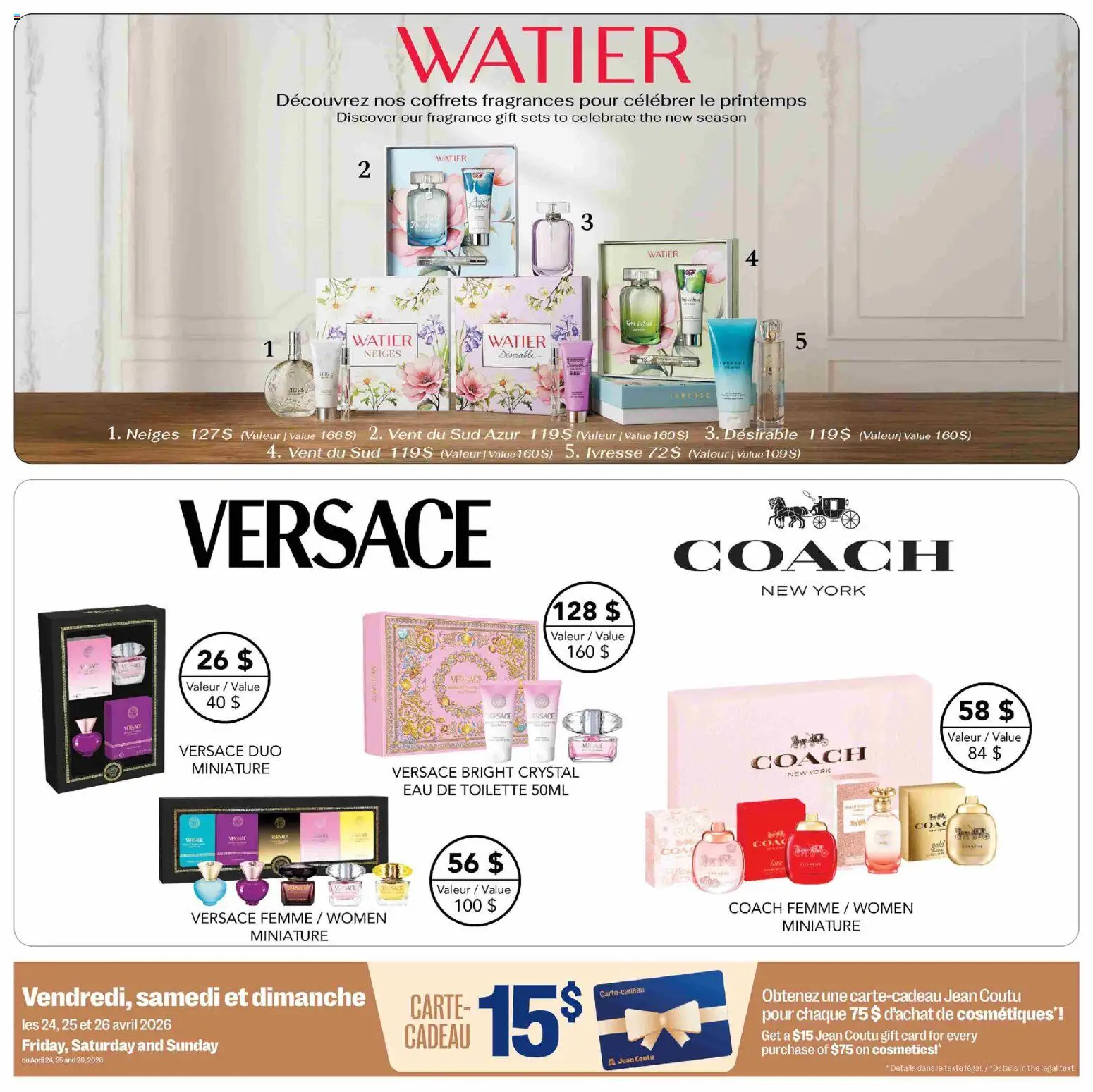 Jean Coutu flyer valid from 23.04.2026 | Page: 7 | Products: Fragrance, Eau de toilette, Toilette
