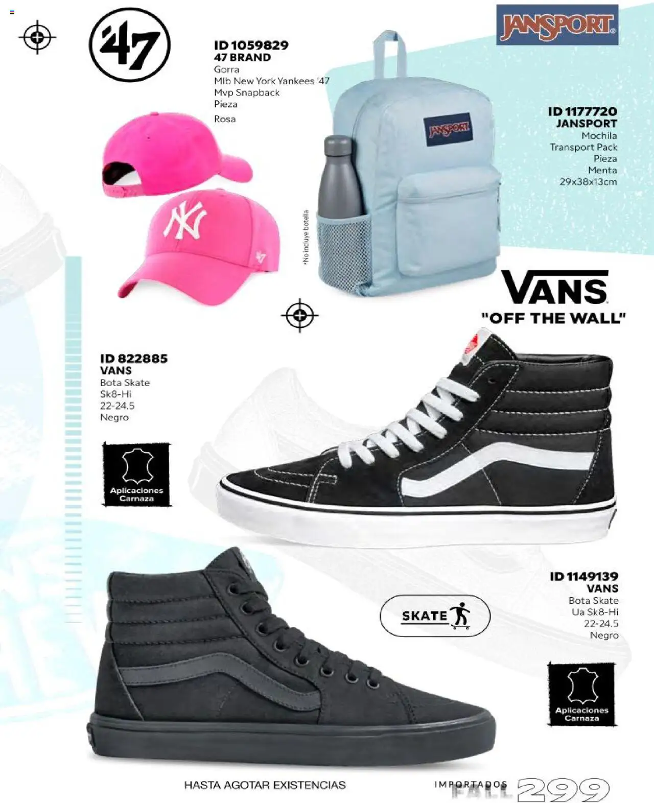 Nuevas ofertas de Price Shoes válidas en toda la República Mexicana desde el 18.10.2025. ¡Encuentra las mejores ofertas en Price Shoes catálogo Fall Importados segunda! | Página: 299 | Productos: Gorra, Mochila, Botella