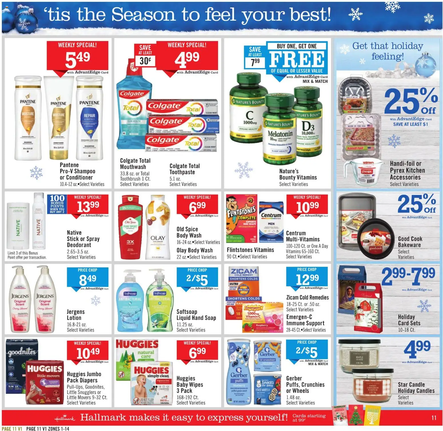 Price Chopper Weekly Ad - valid from 13.12.2025 | Page: 11 | Products: Vitamin, Conditioner, Toothbrush, Pumpkin