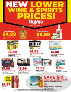 Preview of HyVee weekly ads valid from 01.09.2025