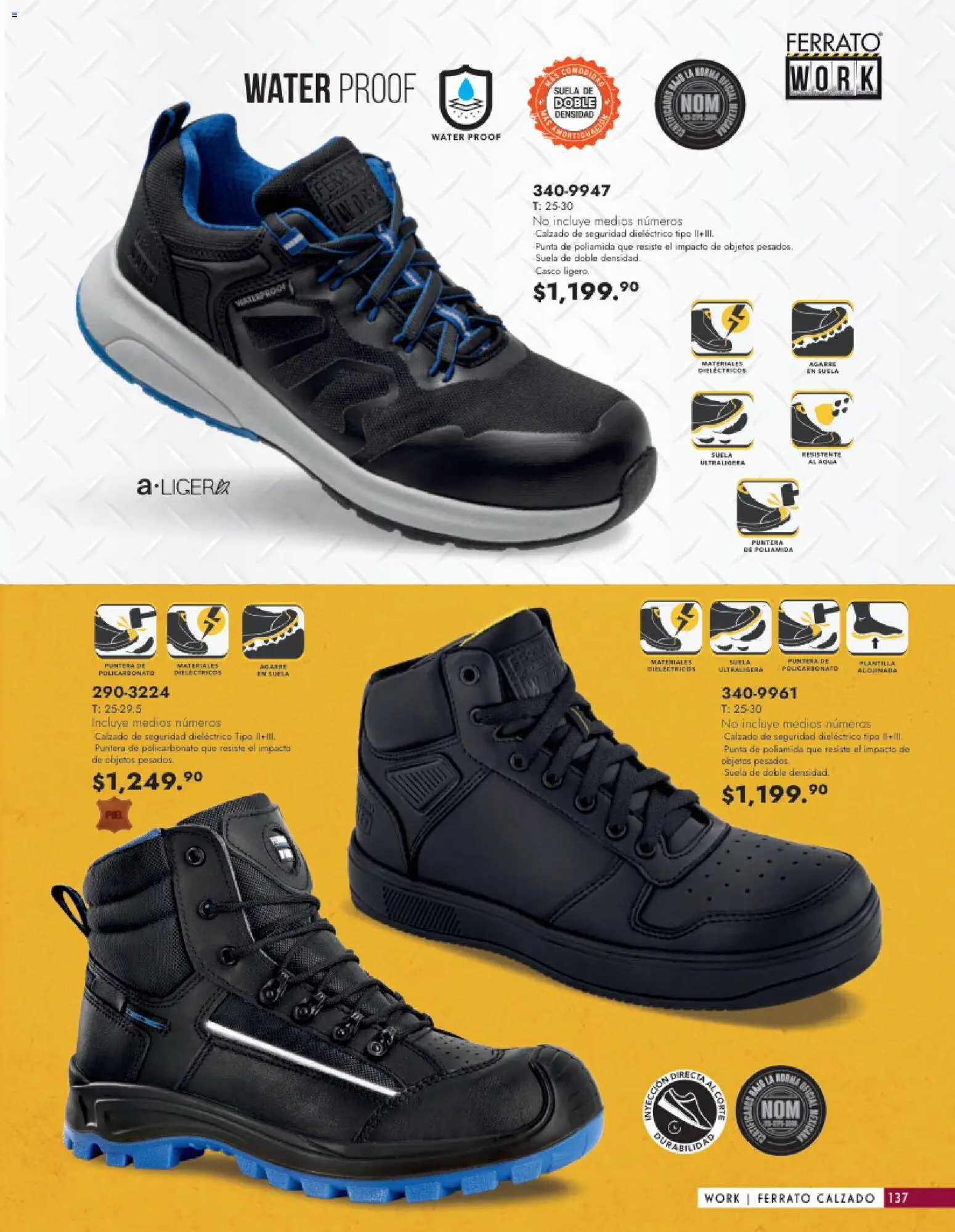 Nuevas ofertas de Andrea válidas en toda la República Mexicana desde el 25.01.2026. ¡Encuentra las mejores ofertas en Andrea catálogo Calzado Caballero! | Página: 137 | Productos: Agua