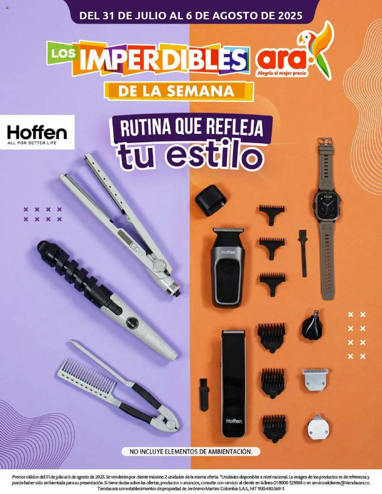 Ara revista - valida desde el 31.07.2025 | Página: 1 | Productos: Sobre