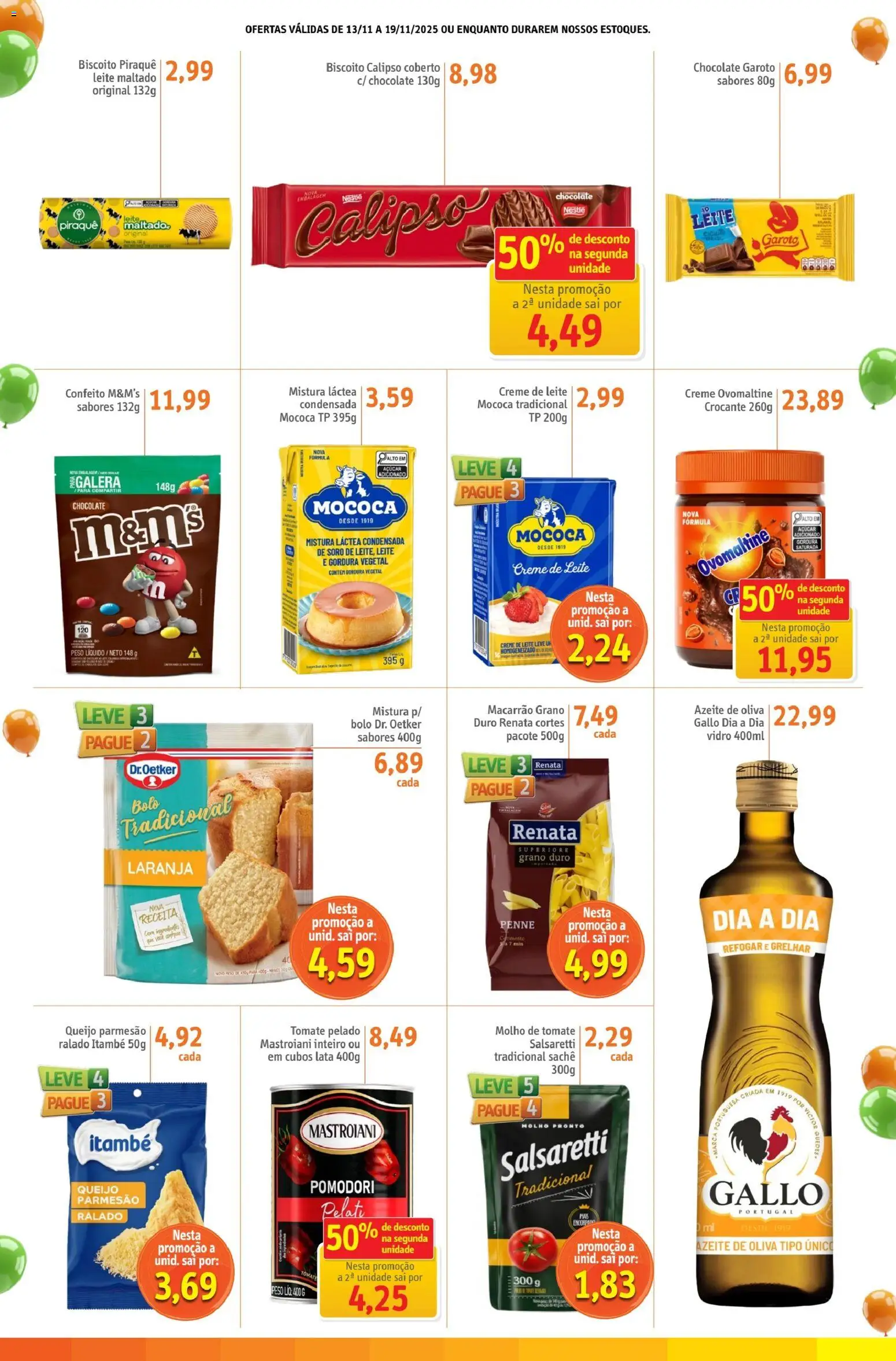 Sonda Folheto - válido de 13.11.2025 | Página: 5 | Produtos: Biscoito, Queijo, Bolo, Queijo parmesão