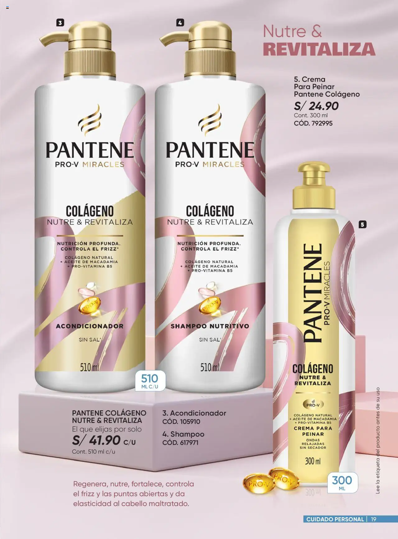 Catálogo Azzorti válido desde 18.08.2025 | Página: 19 | Productos: Shampoo, Acondicionador, Aceite, Crema