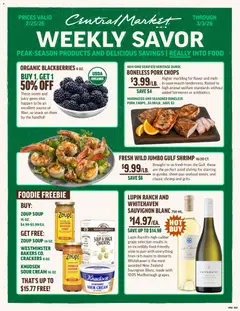 Preview of Central Market weekly ads valid from 25.02.2026