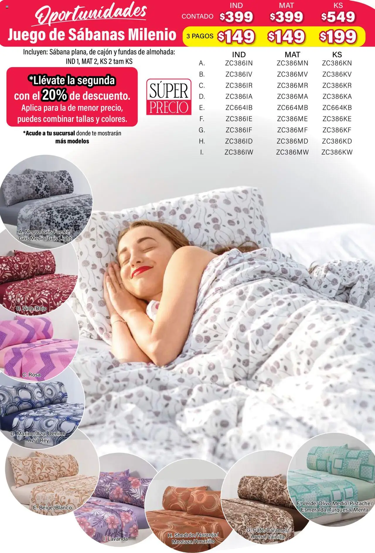 Nuevas ofertas de Colchas Concord válidas en toda la República Mexicana desde el 01.08.2025. ¡Encuentra las mejores ofertas en Colchas Concord - Catálogo! | Página: 1134 | Productos: Juego, Almohada, Té, Sabanas