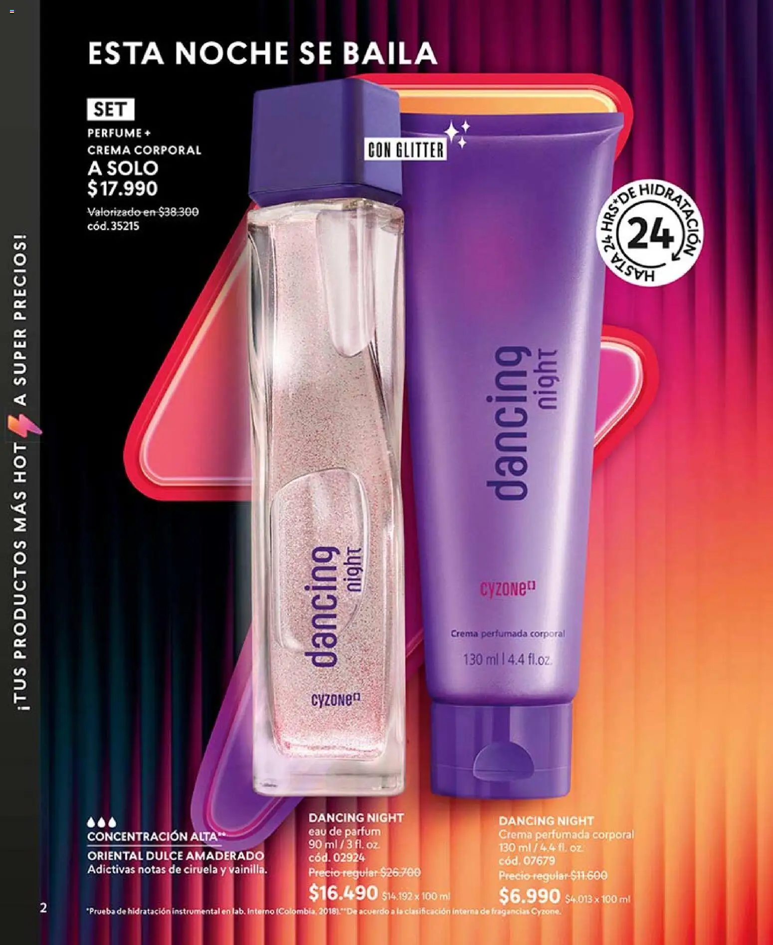 Catálogo CyZone Campaña 8 │ válido desde el 29.04.2026 | Página: 2 | Productos: Glitter, Perfume, Crema