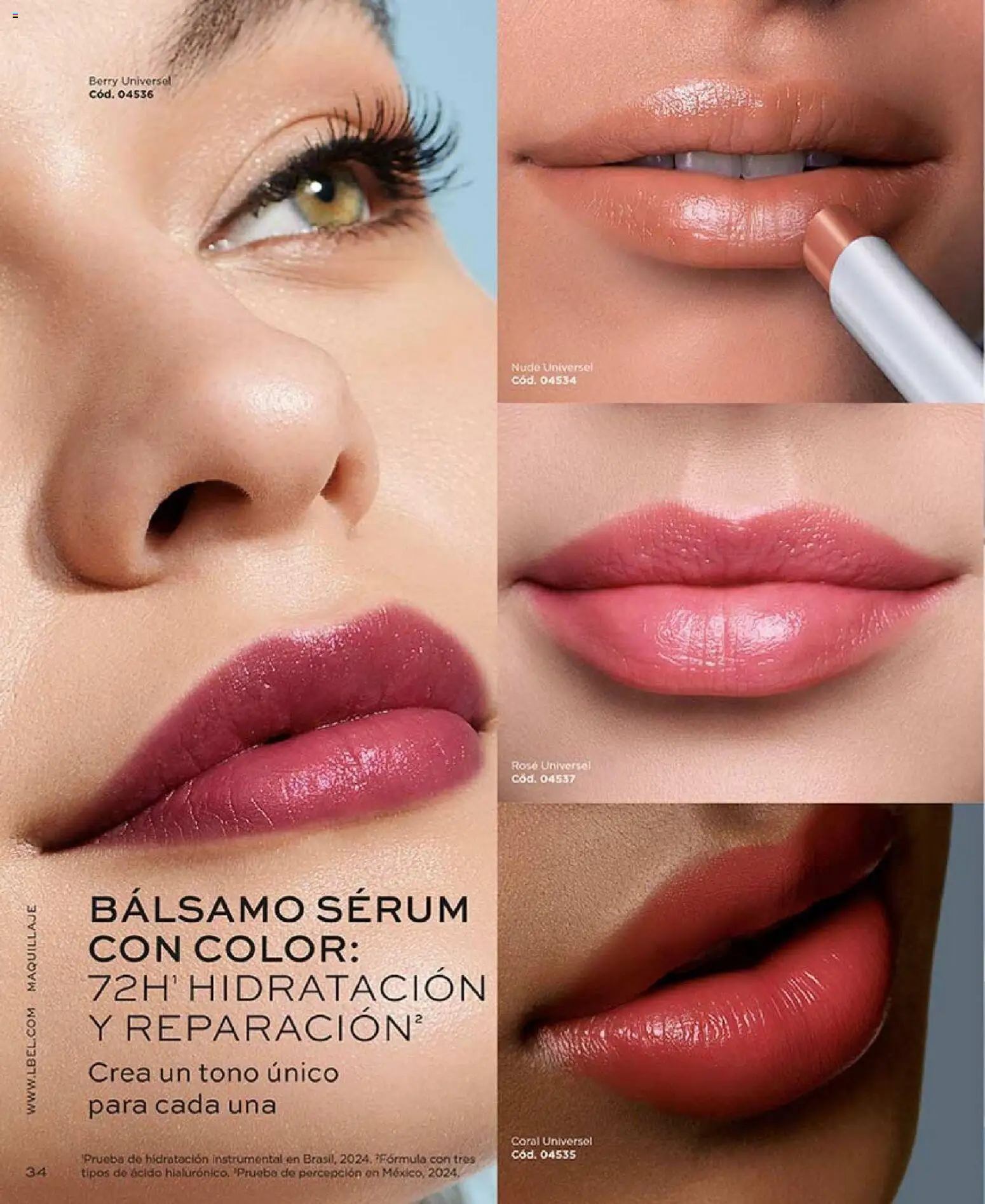 L'Bel revista - valida desde el 01.04.2026 | Página: 38 | Productos: Bálsamo, Serum, Maquillaje