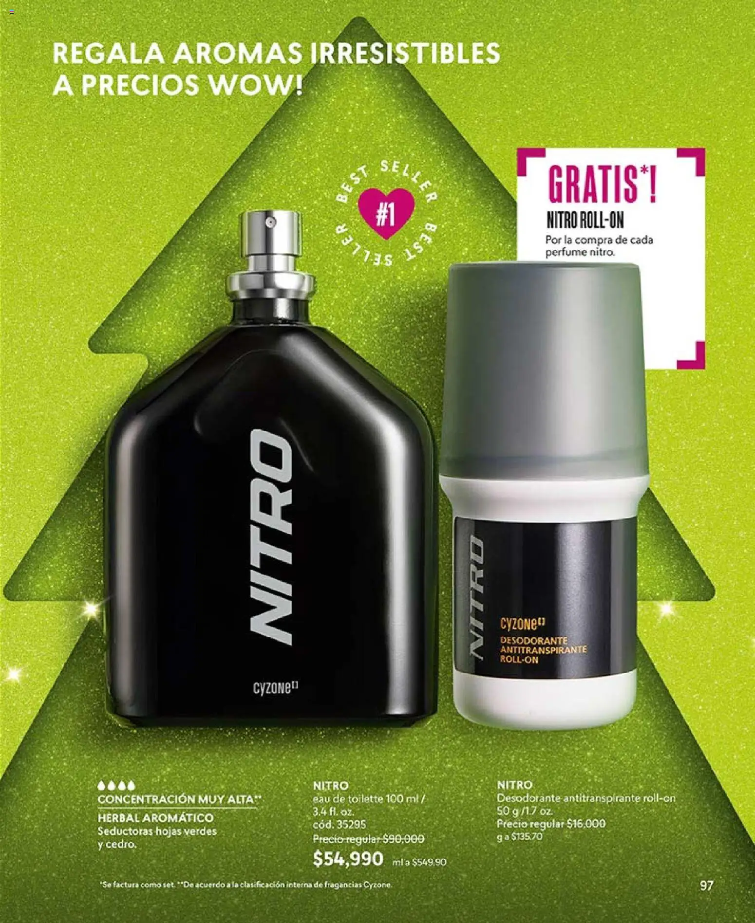 CyZone revista - valida desde el 03.11.2025 | Página: 97 | Productos: Perfume, Eau de toilette, Desodorante, Antitranspirante