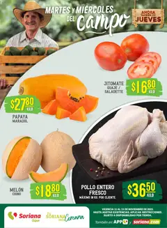 Vista previa de Soriana - Martes y Miércoles del Campo Súper: Tijuana, Mexicali, Ensenada, San Luis Río Colorado y Tecate, nuevo folleto de la tienda, válido en México a partir del 12.11.2025