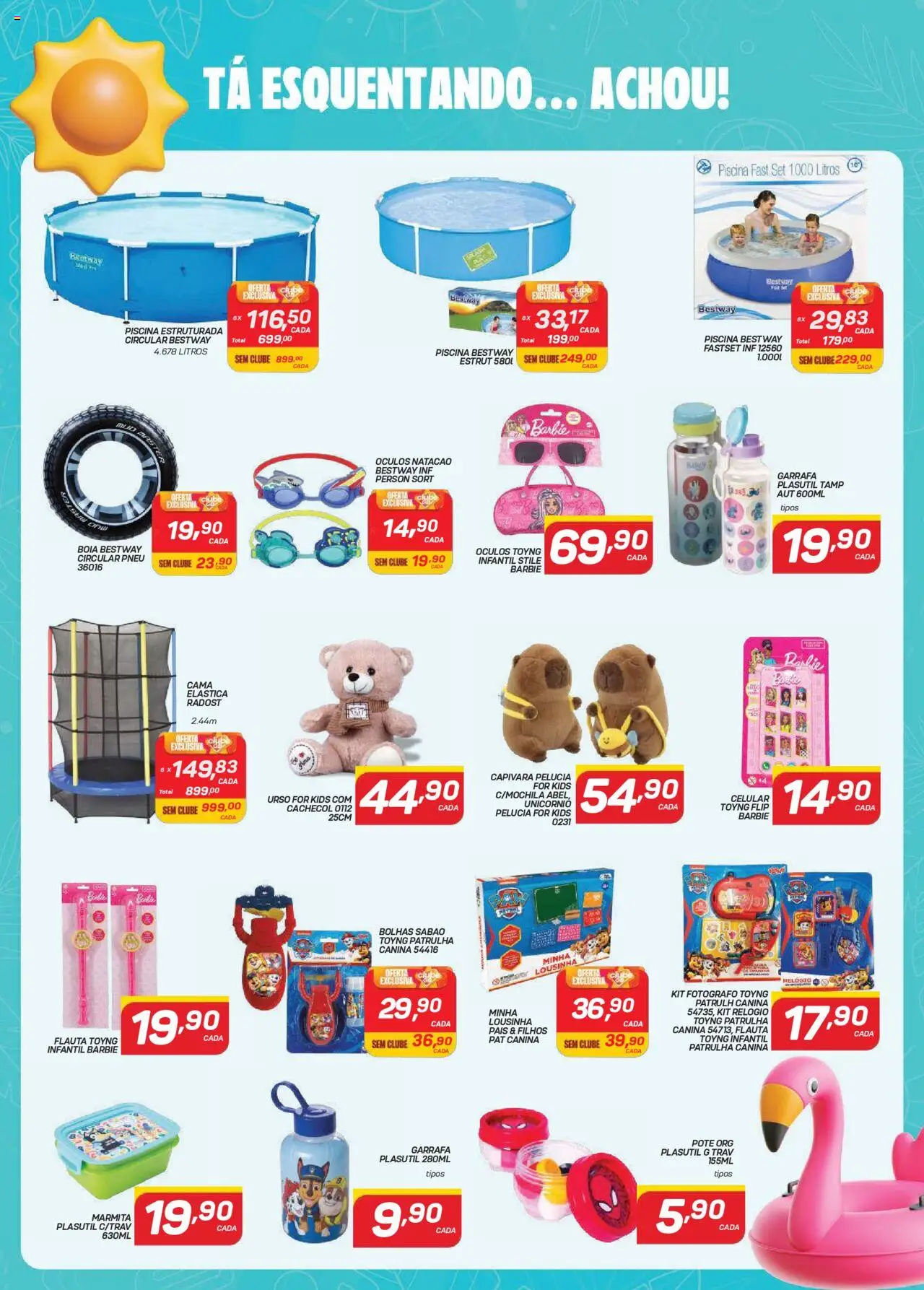 Gbarbosa Folheto - válido de 25.09.2025 | Página: 9 | Produtos: Piscina estruturada, Cama, Pelúcia, Relógio