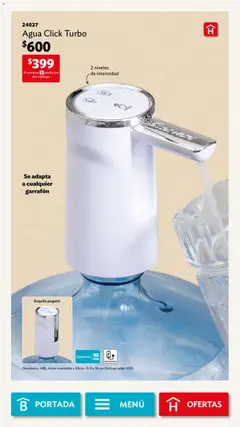 Vista previa de Betterware campaña 1 2026, nuevo folleto de la tienda, válido en México a partir del 05.01.2026 | Página: 67 | Productos: Agua, Cable