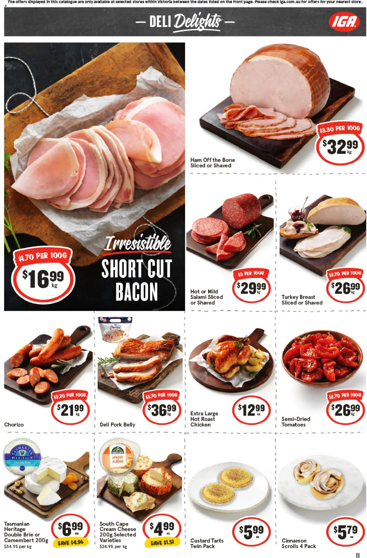 IGA catalogue - valid from 05.11.2025 | Page: 11 | Products: Lettuce, Mushrooms, Cucumbers, Beetroot