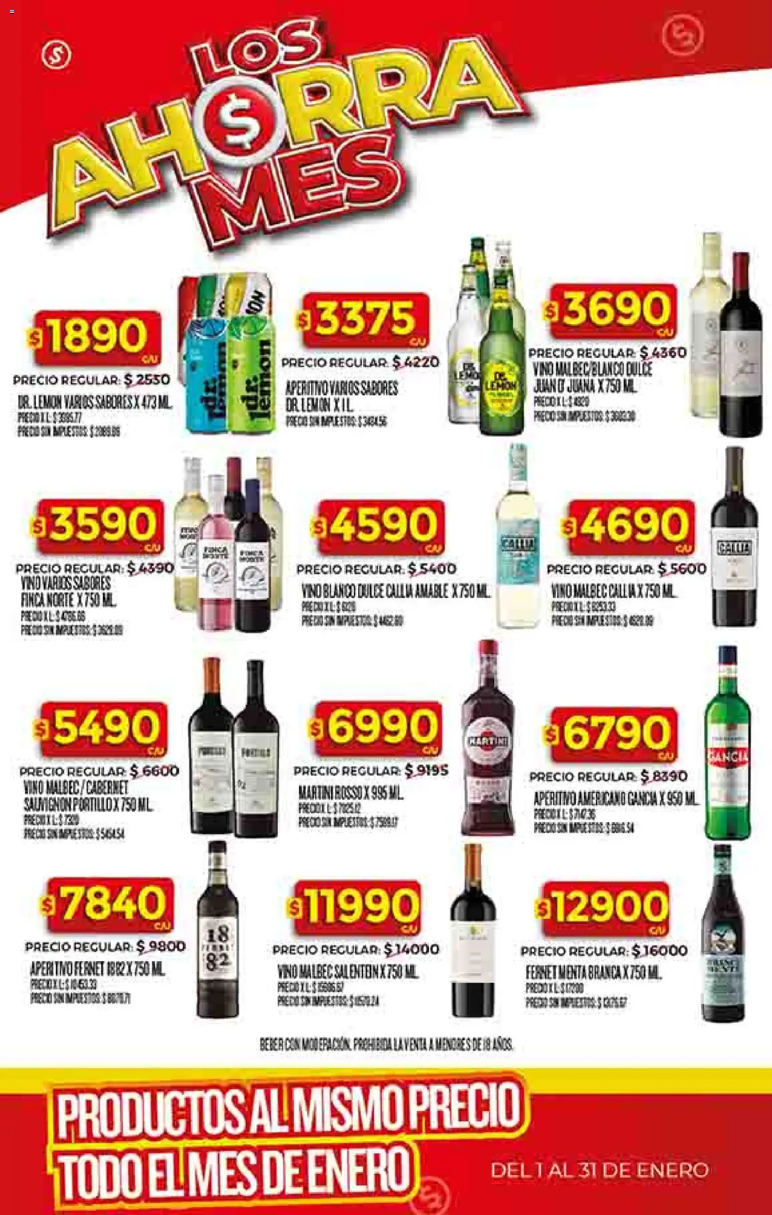 Supermercado DIA Ofertas │ válido desde el 21.01.2026 | Página: 31 | Productos: Fernet, Sal, Vino