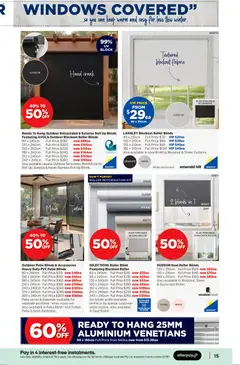 Preview of Spotlight catalogue  - valid from 15.04.2026 | Page: 15 | Products: Blinds, Emerald, Sunscreen, Accessories