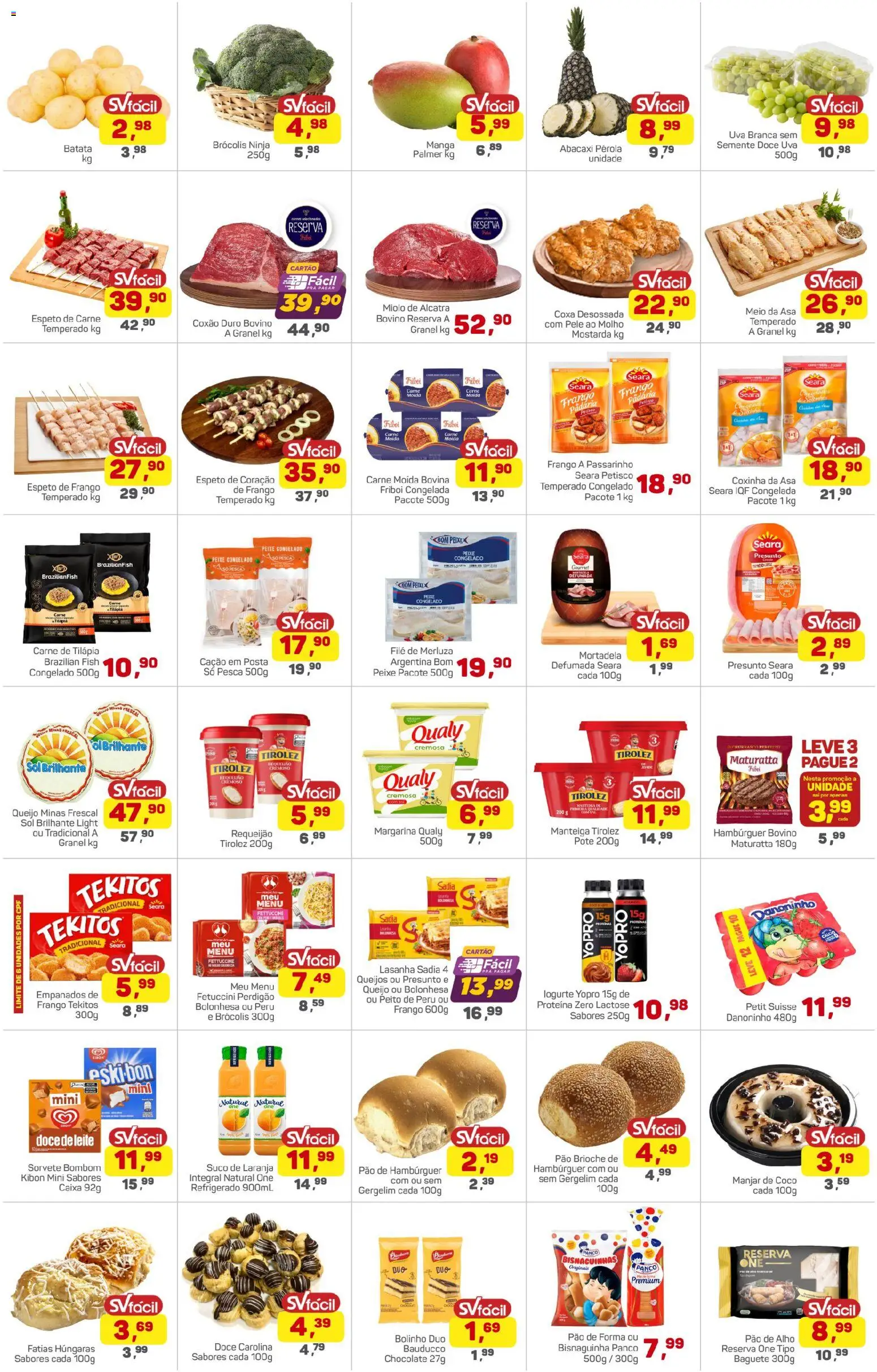 Supermercados São Vicente Folheto - válido de 07.11.2025 | Página: 2 | Produtos: Coco, Caixa, Tilápia, Pão de forma