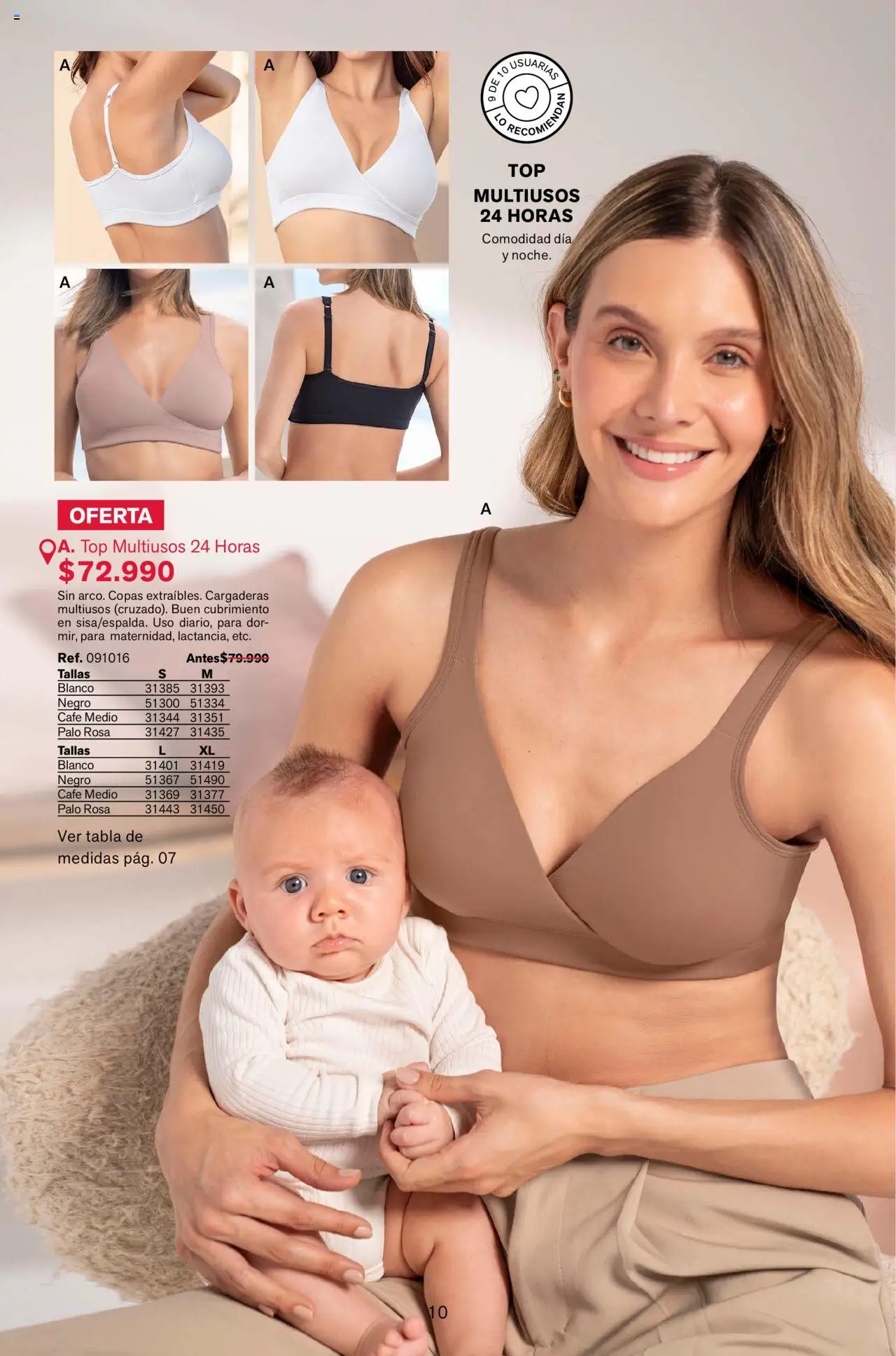 Leonisa revista - valida desde el 01.09.2025 | Página: 10 | Productos: Top, Café