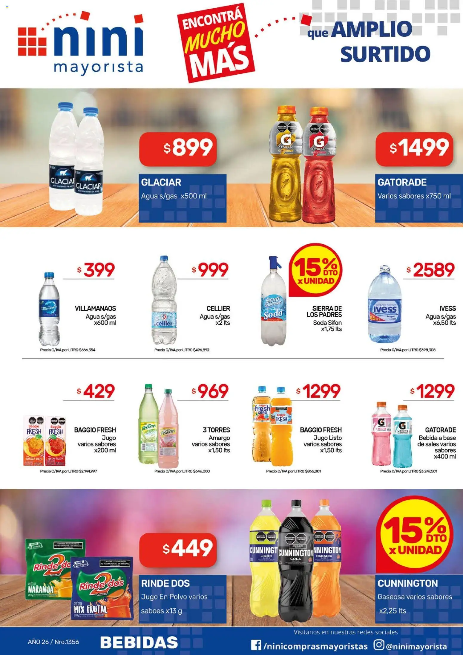 NINI Mayorista ofertas │ válido desde el 20.04.2026 | Página: 14 | Productos: Polvo, Gaseosa, Limón, Sales