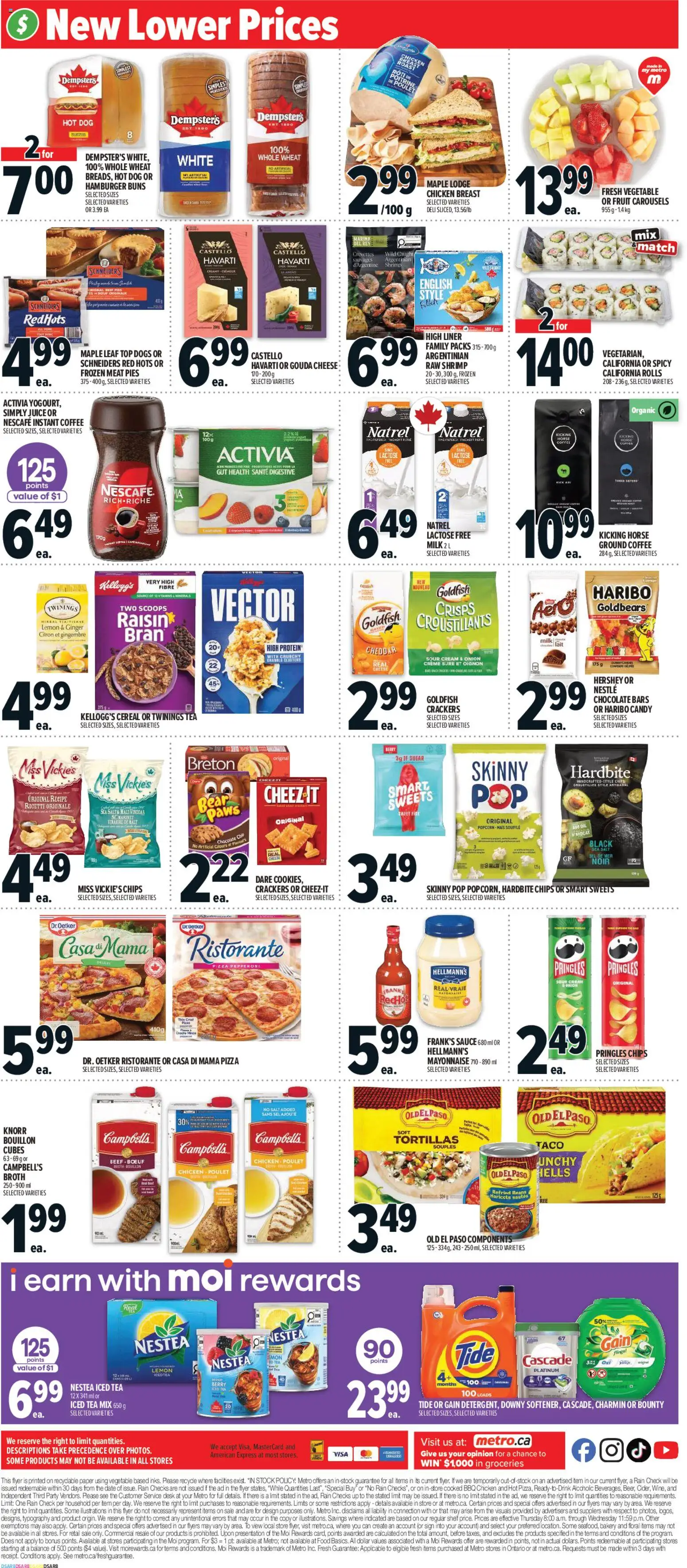 Metro flyer valid from 30.04.2026 | Page: 4 | Products: Chips, Milk, Chocolate, Pizza
